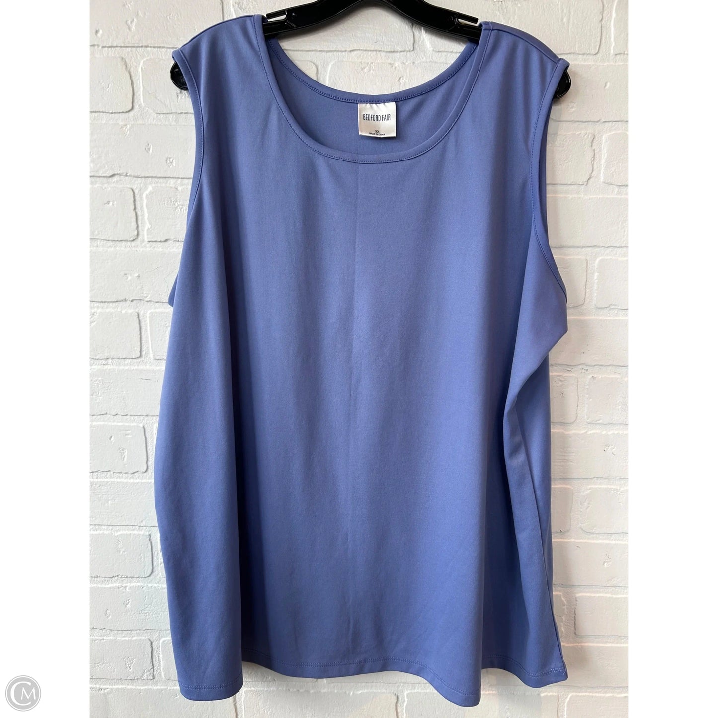 Top Sleeveless Basic By Bedford Fair In Purple, Size: 3x