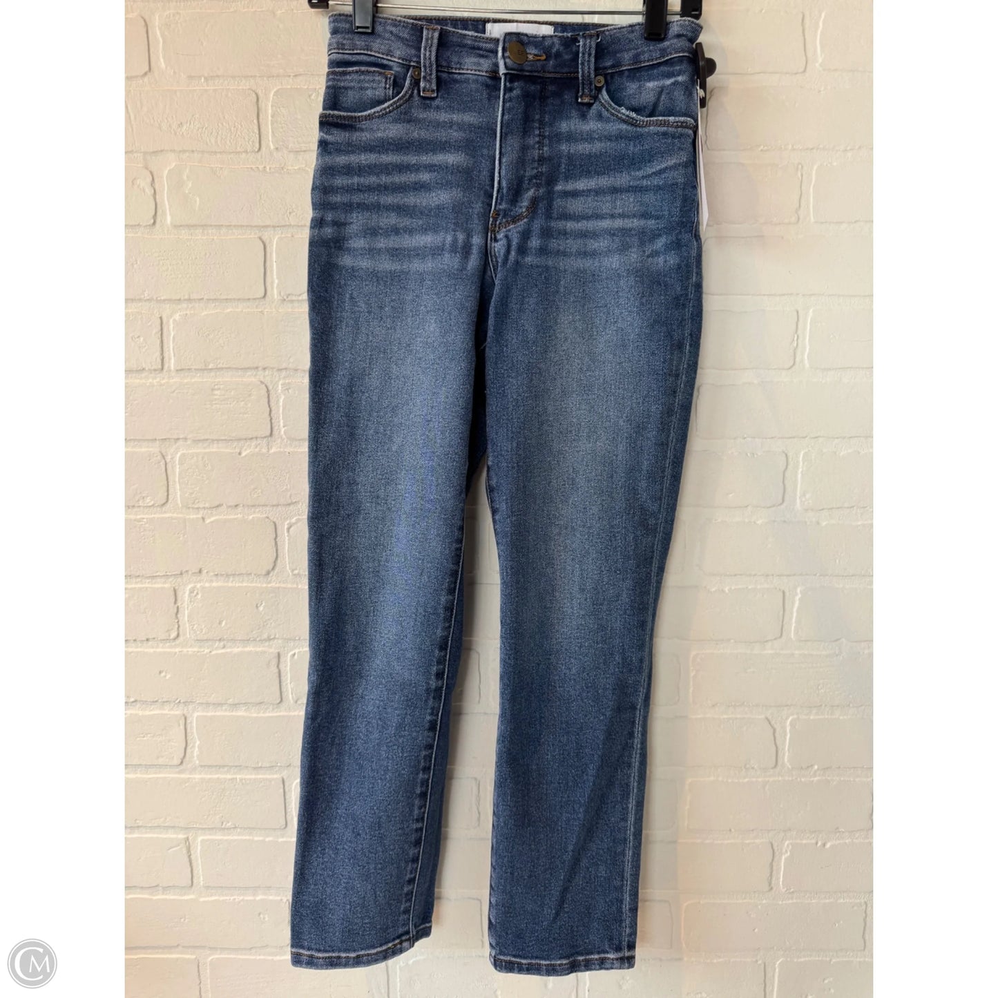 Jeans Straight By Evereve In Blue Denim, Size: 0