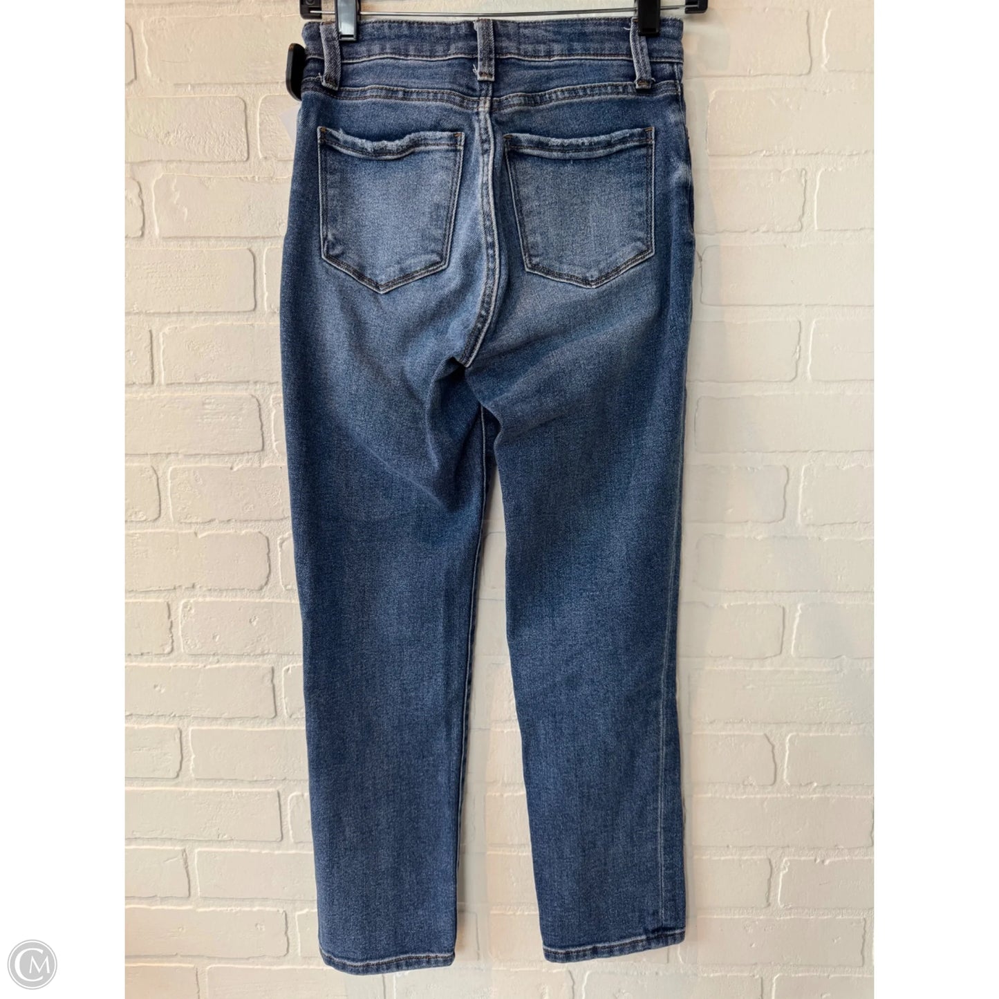 Jeans Straight By Evereve In Blue Denim, Size: 0
