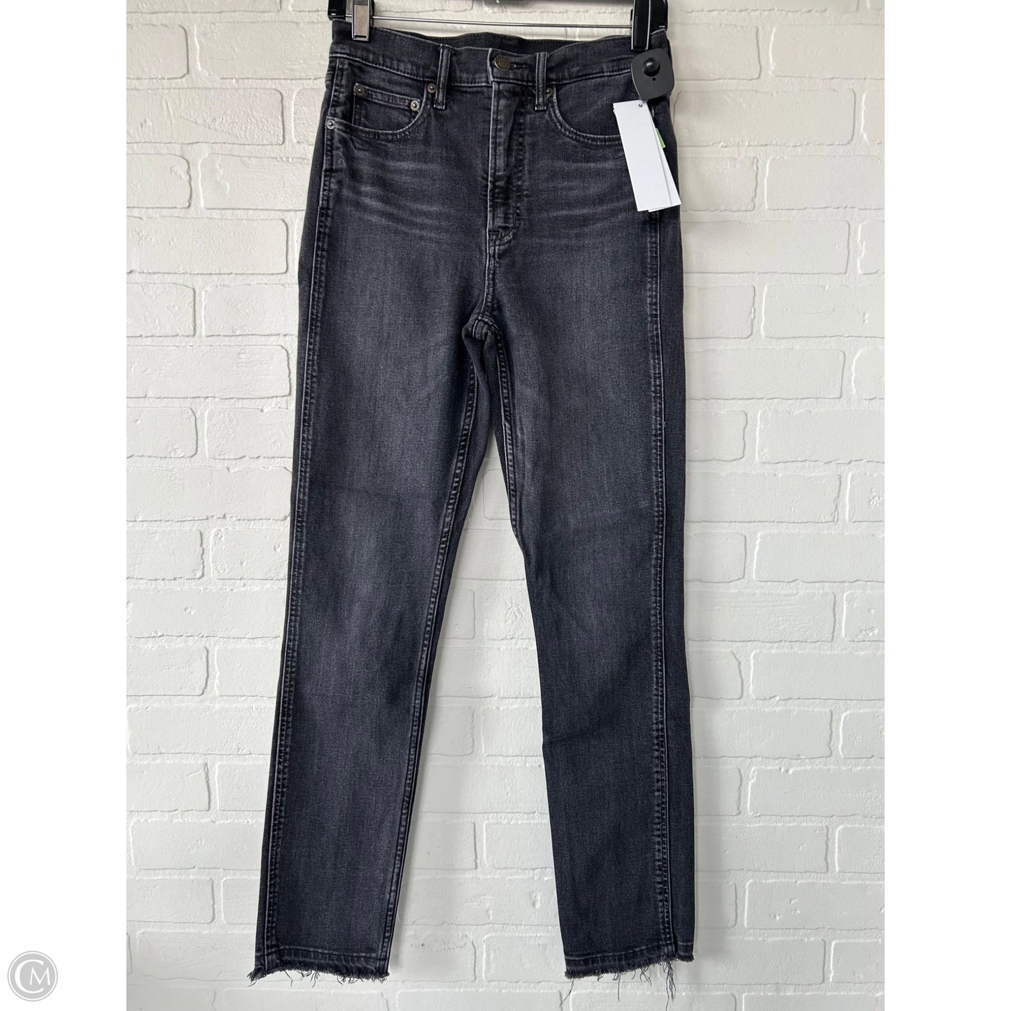 Jeans Skinny By Gap In Black Denim, Size: 4l