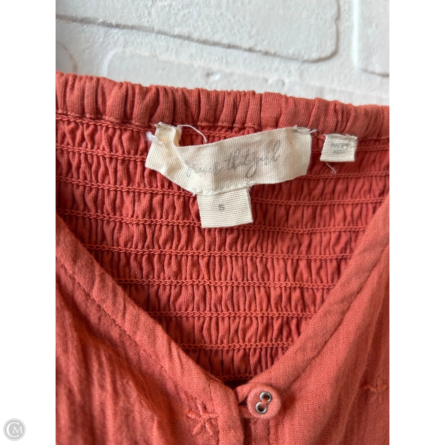 Top Sleeveless By Forever That Girl In Orange, Size: S
