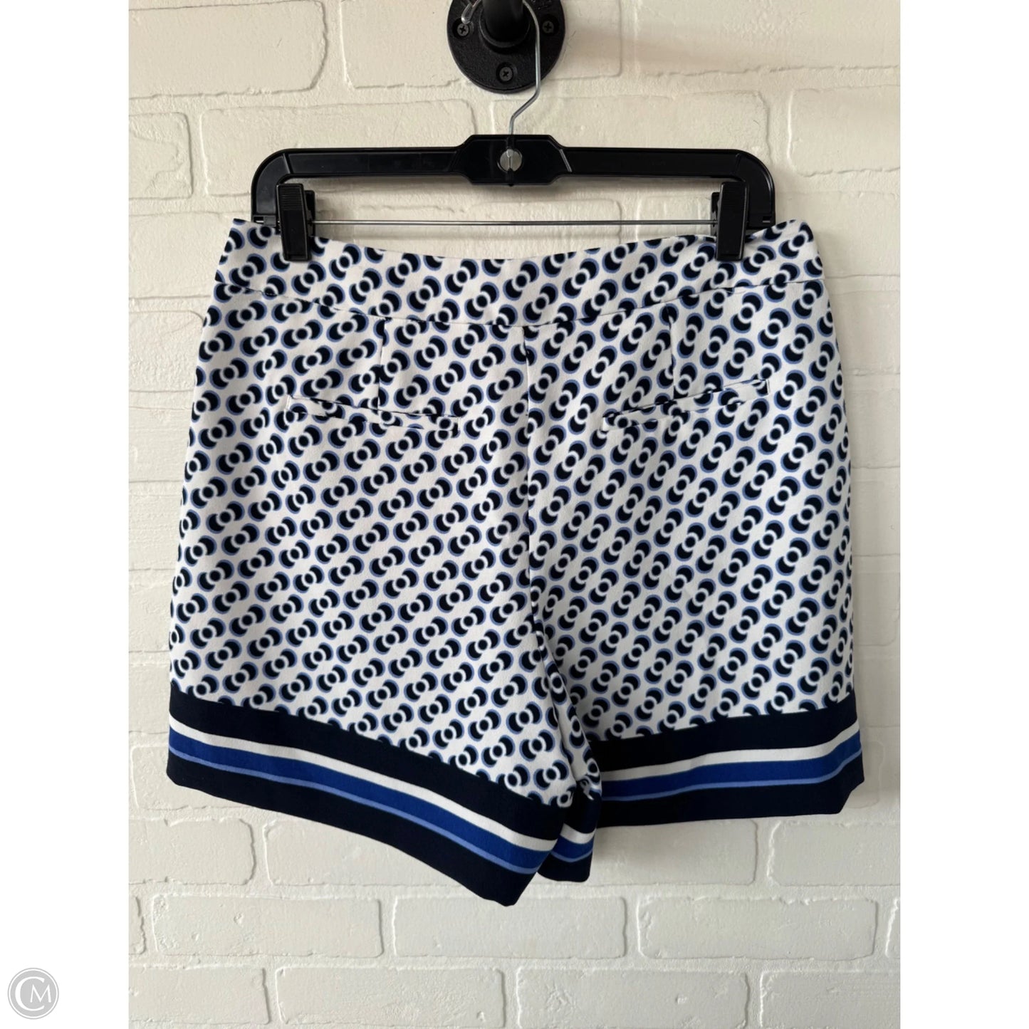 Shorts By Ann Taylor In Blue & White, Size: 6