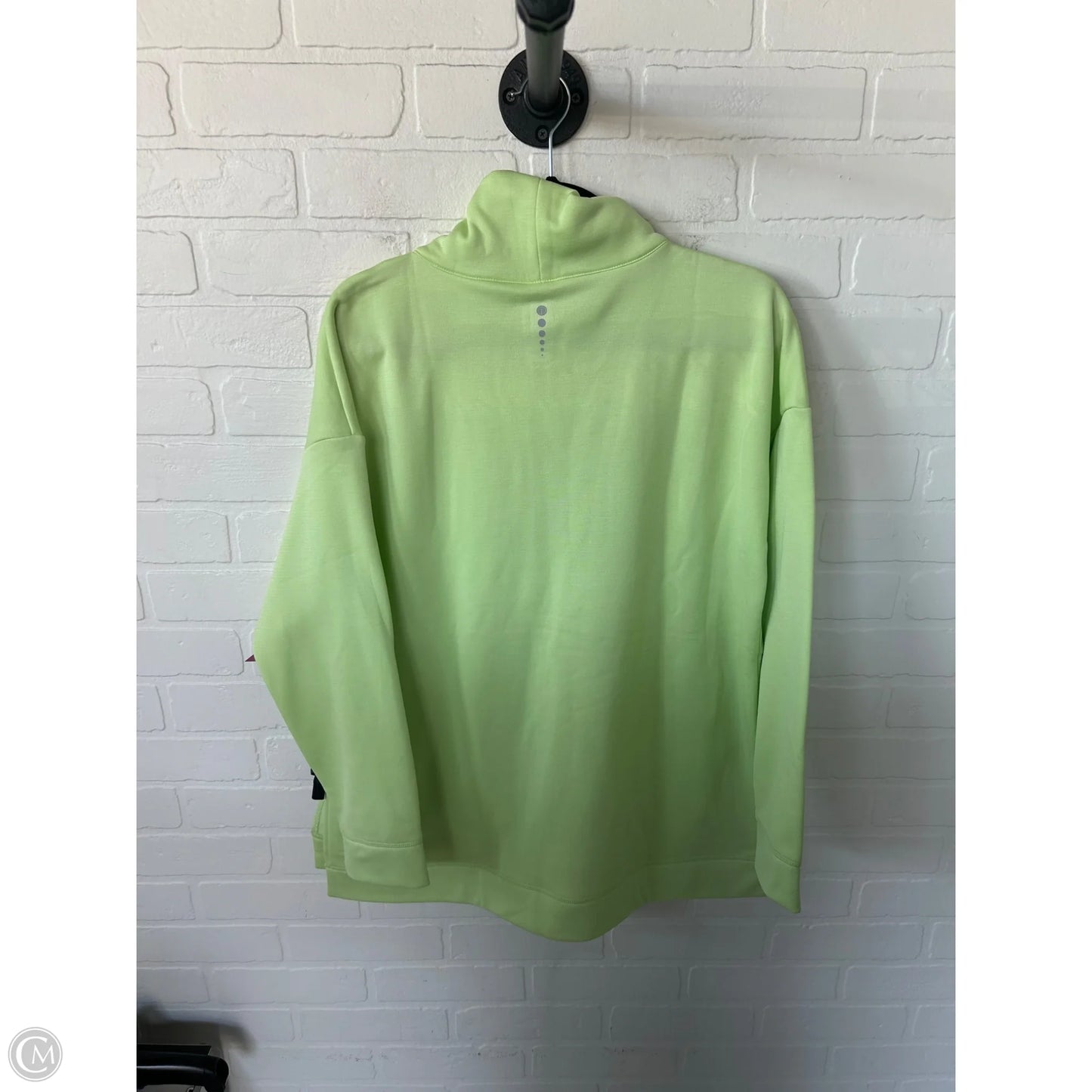 Sweatshirt Collar By Talbots In Green, Size: L