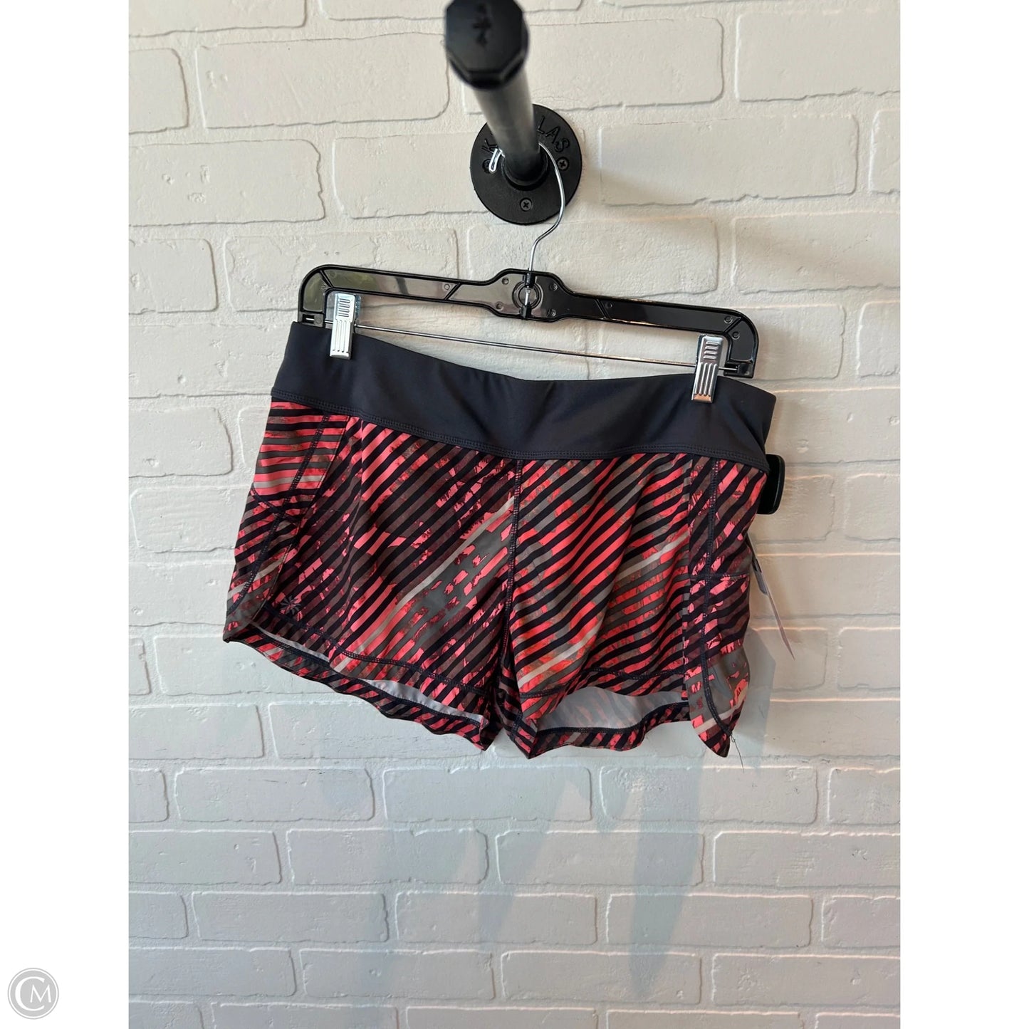 Athletic Shorts By Athleta In Grey & Pink, Size: 8