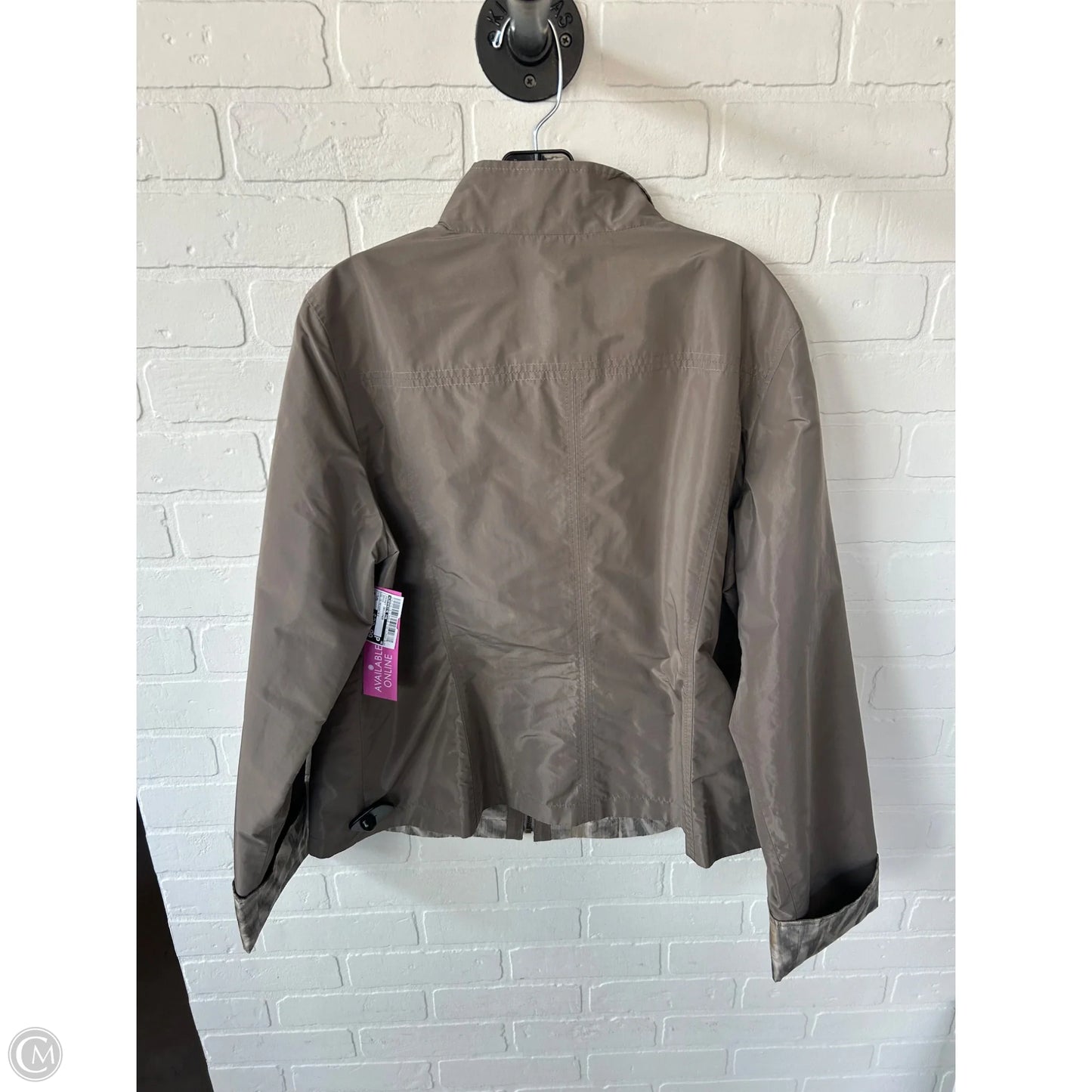 Jacket Designer By Lafayette 148 In Brown, Size: Xl
