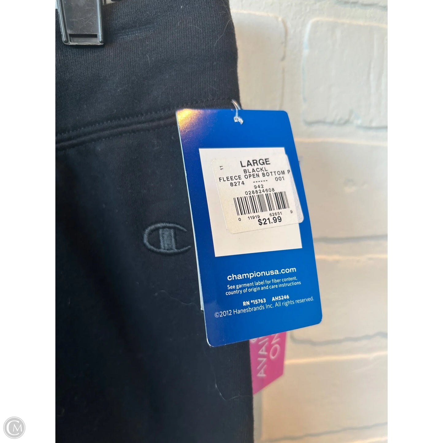 Pants Lounge By Champion In Black, Size: 12