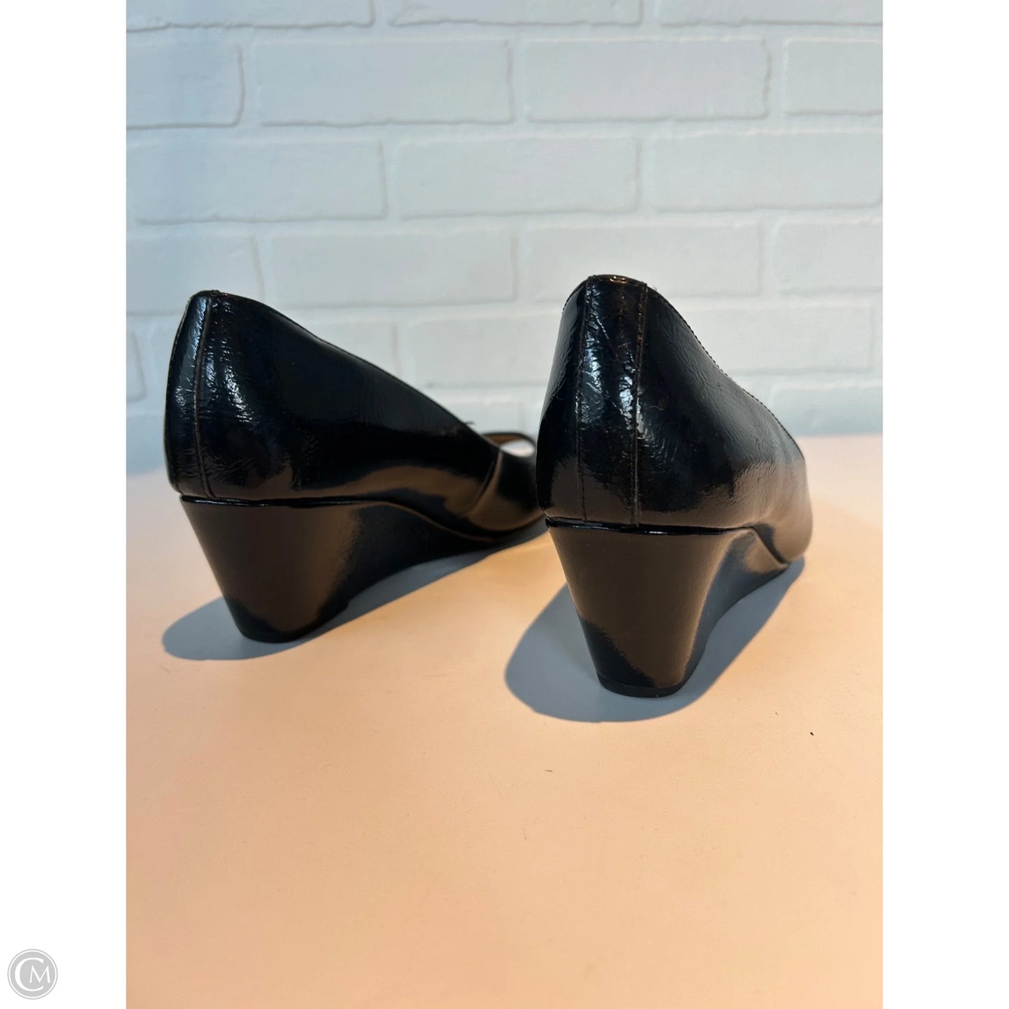 Sandals Heels Block By abella In Black, Size: 9