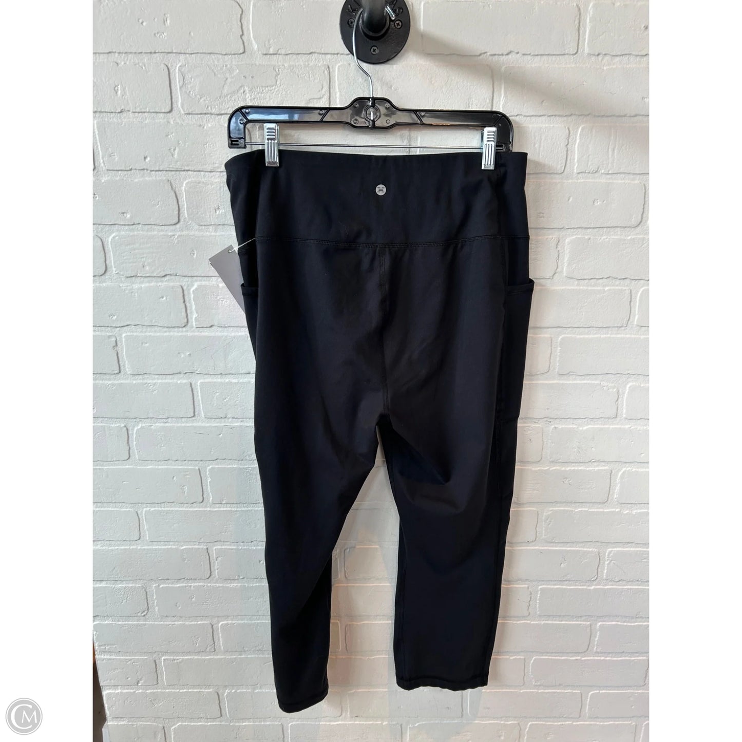 Athletic Leggings Capris By Rbx In Black, Size: 16