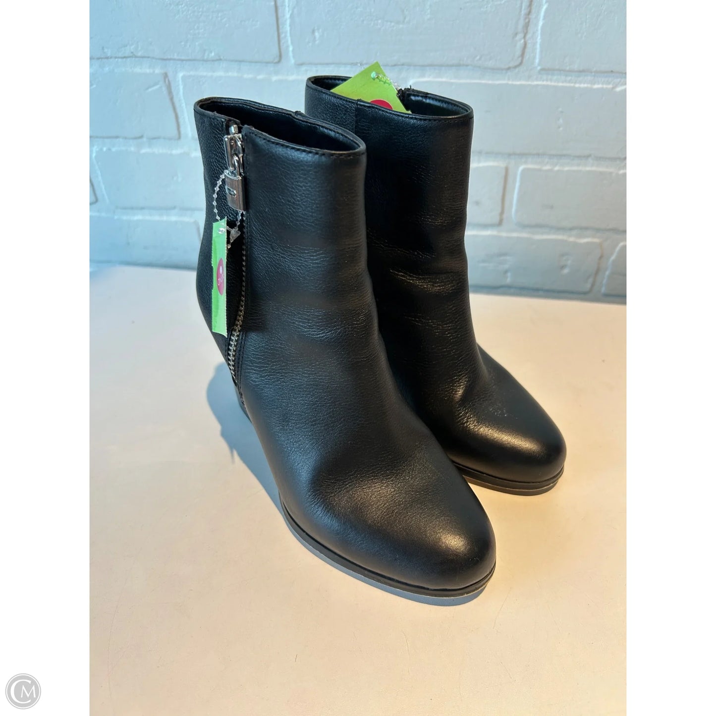 Boots Ankle Heels By Michael By Michael Kors In Black, Size: 7