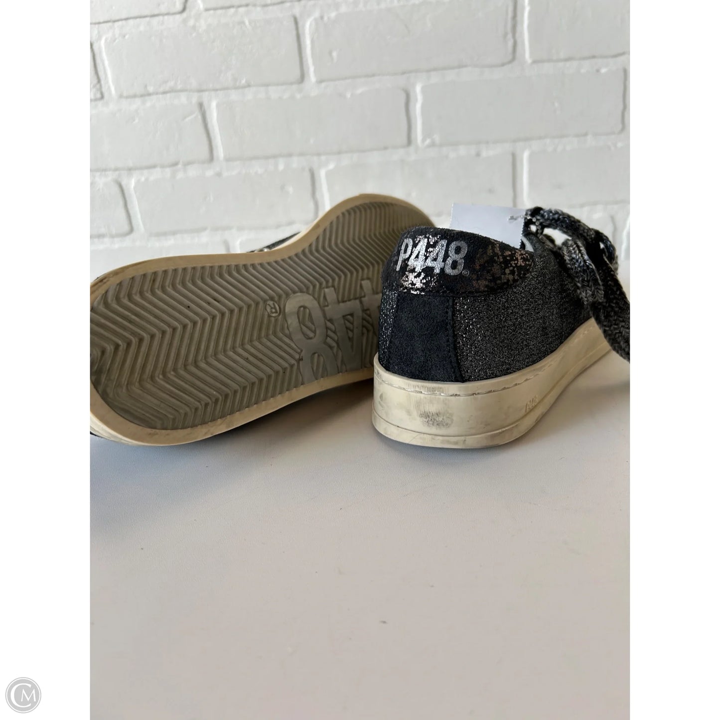 Shoes Sneakers By P448 In Black, Size: 6.5