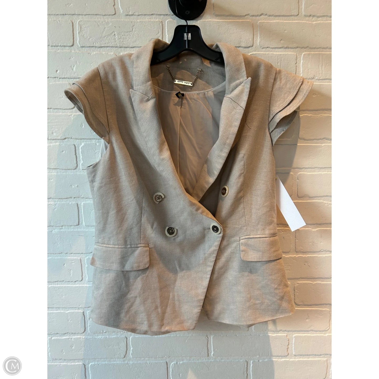 Vest Other By White House Black Market In Tan, Size: M