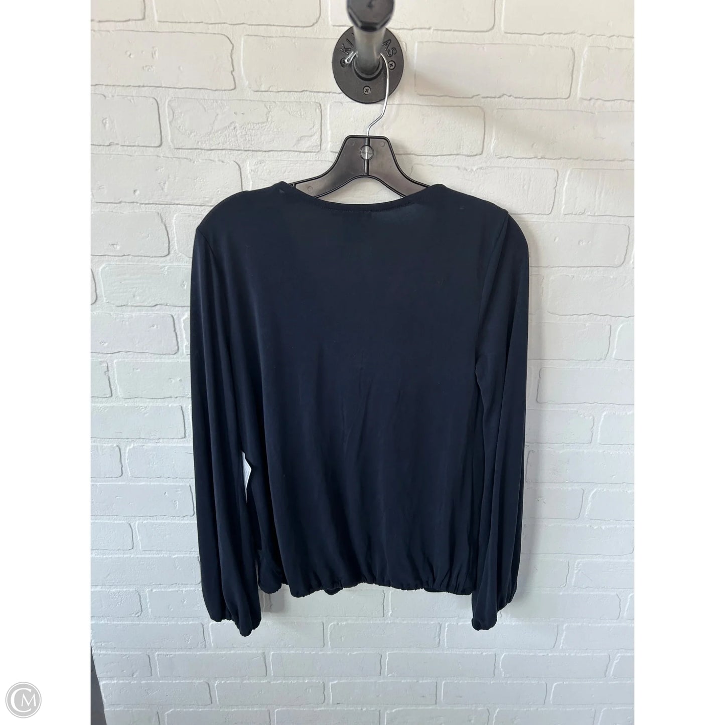 Top Long Sleeve By Chelsea And Theodore In Blue, Size: M