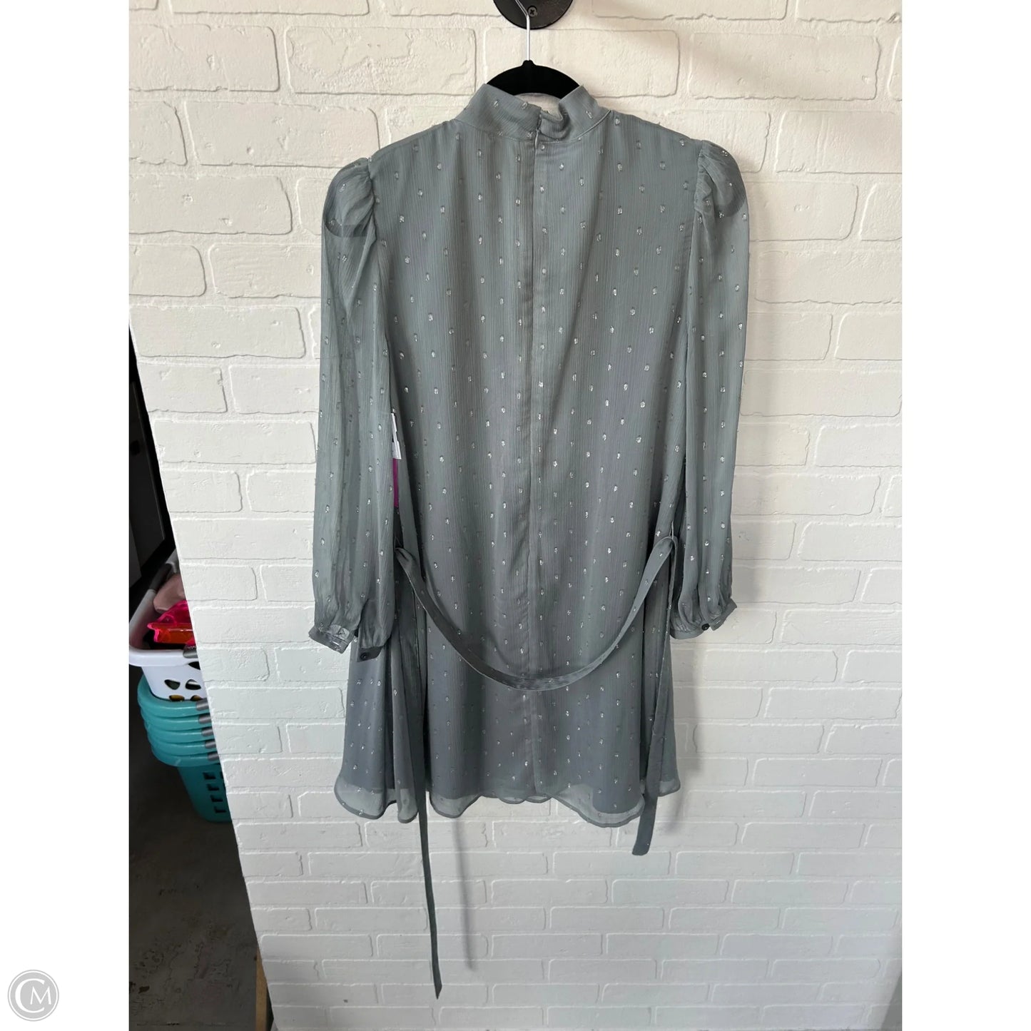 Dress Party Short By Ann Taylor In Grey, Size: S