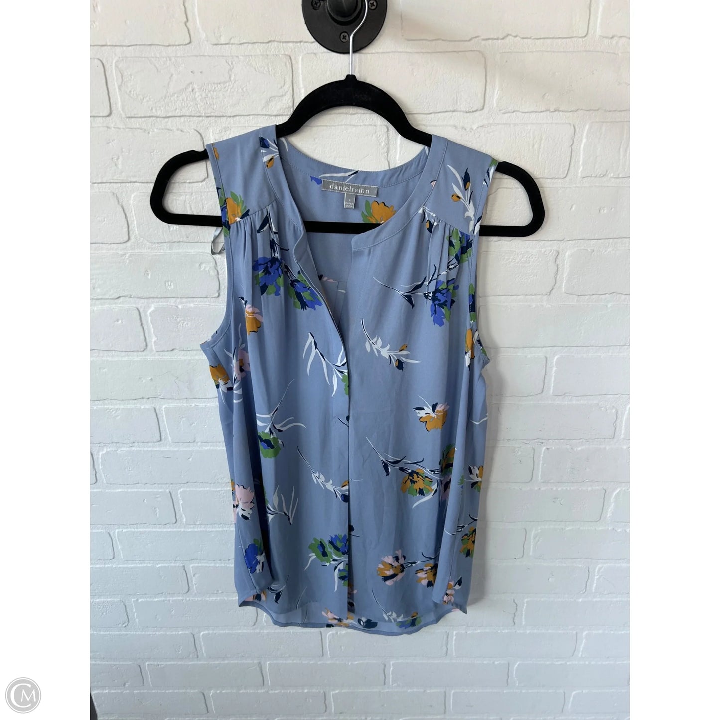 Top Sleeveless By Daniel Rainn In Blue, Size: S