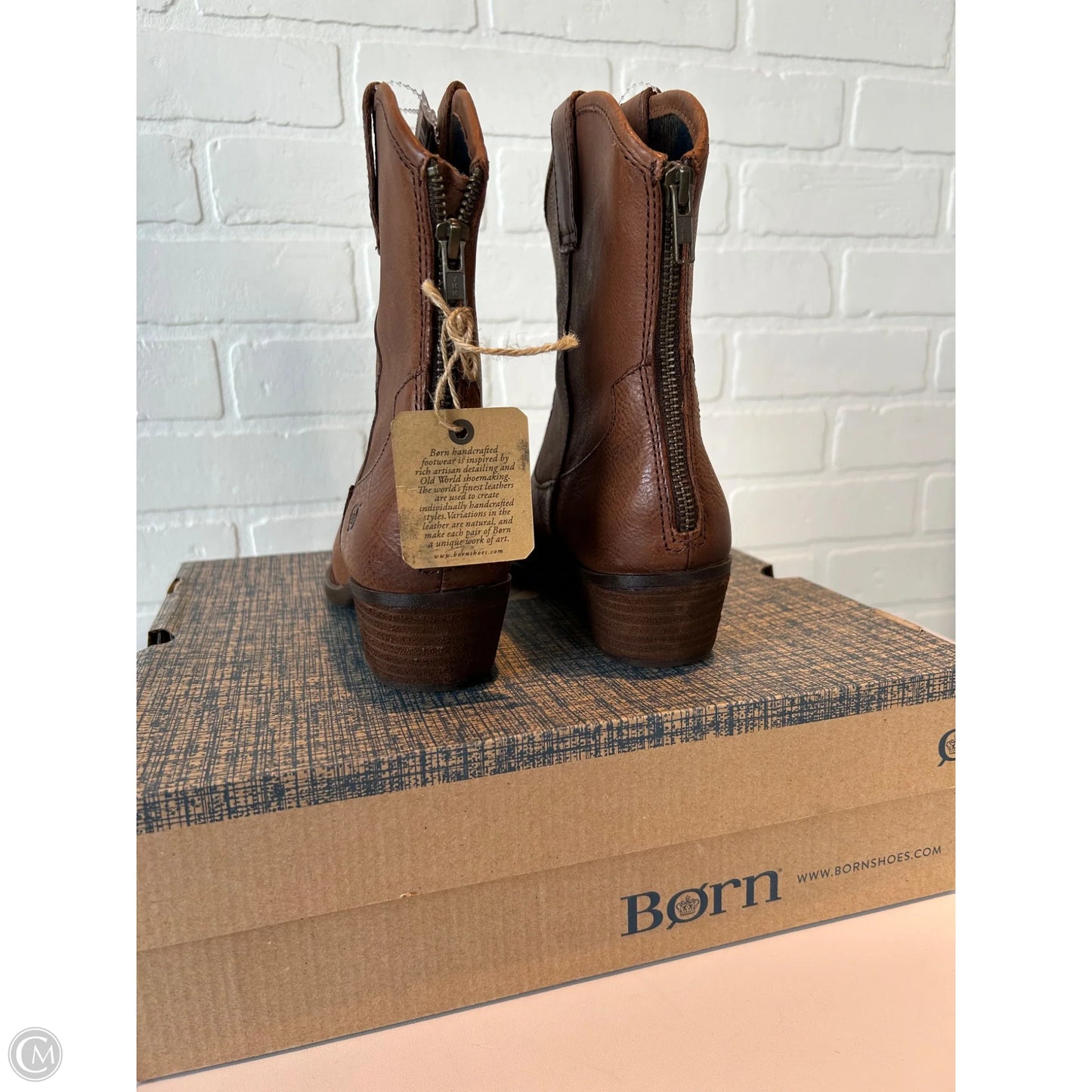 Boots Western By Born In Brown, Size: 8