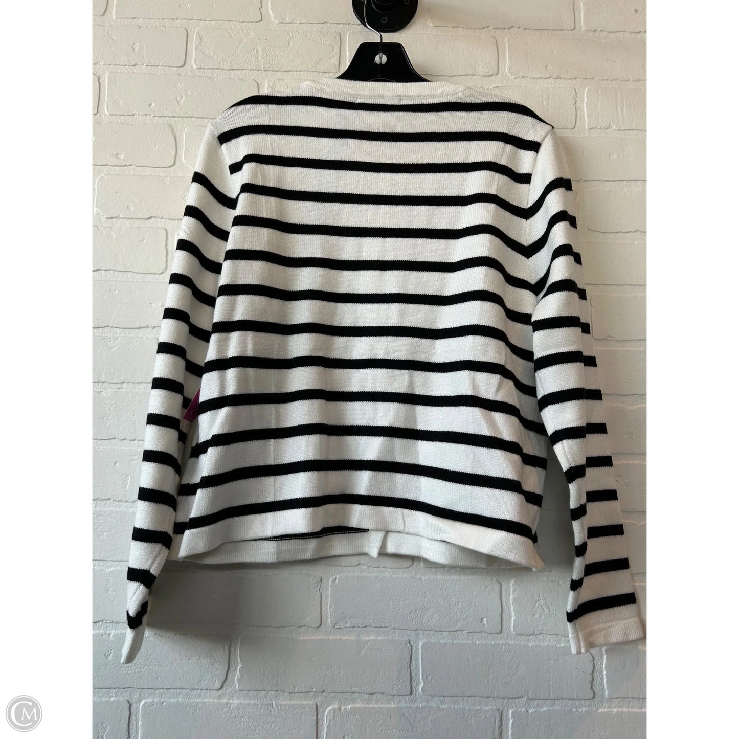 Sweater By Cme In Black & White, Size: M