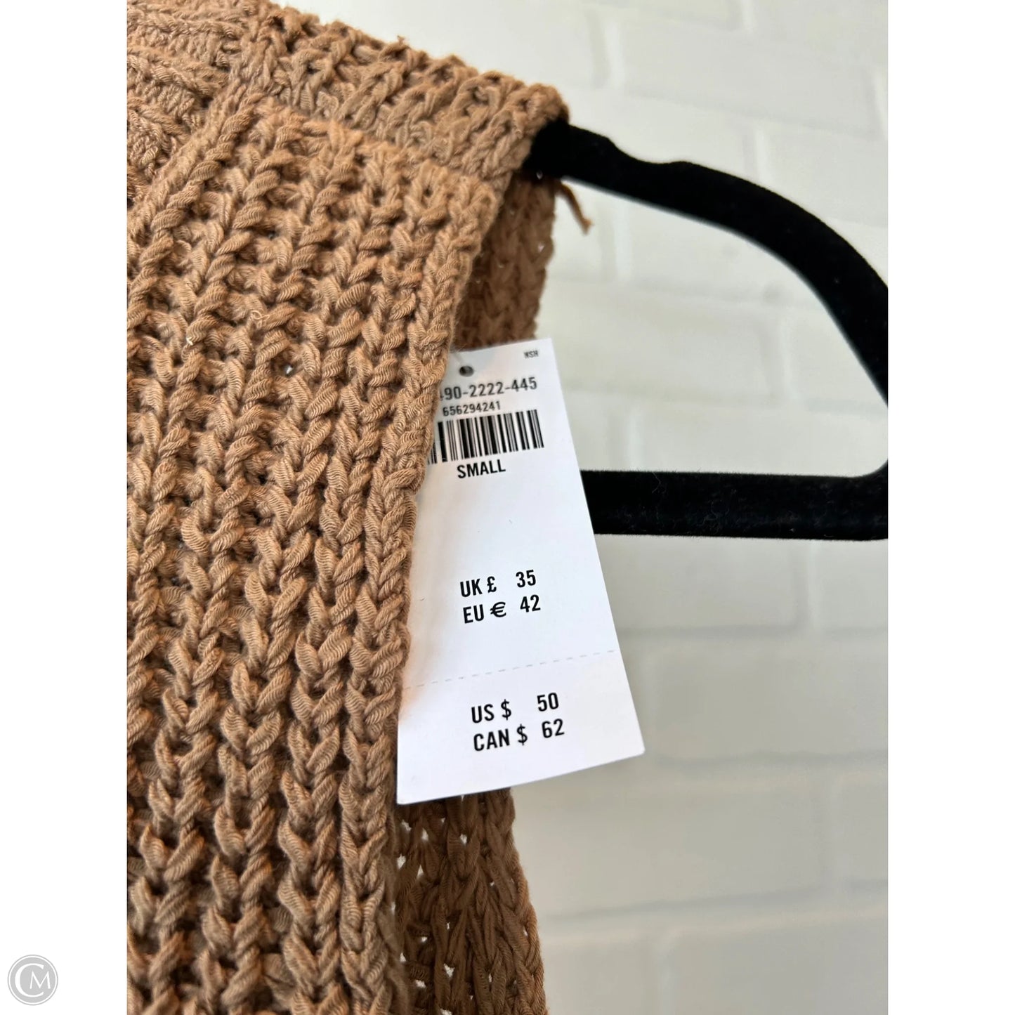 Vest Sweater By Abercrombie And Fitch In Tan, Size: S