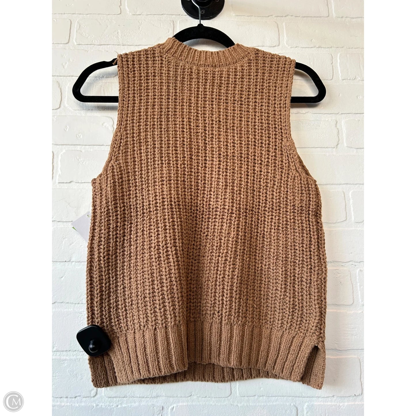 Vest Sweater By Abercrombie And Fitch In Tan, Size: S