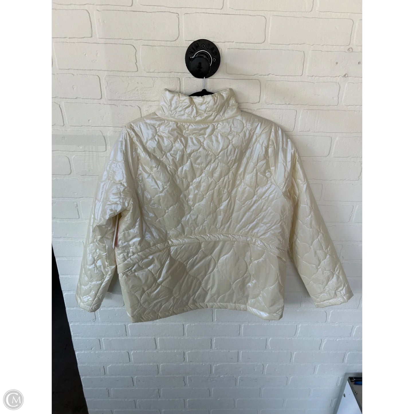 Jacket Puffer & Quilted By Umgee In Cream, Size: S