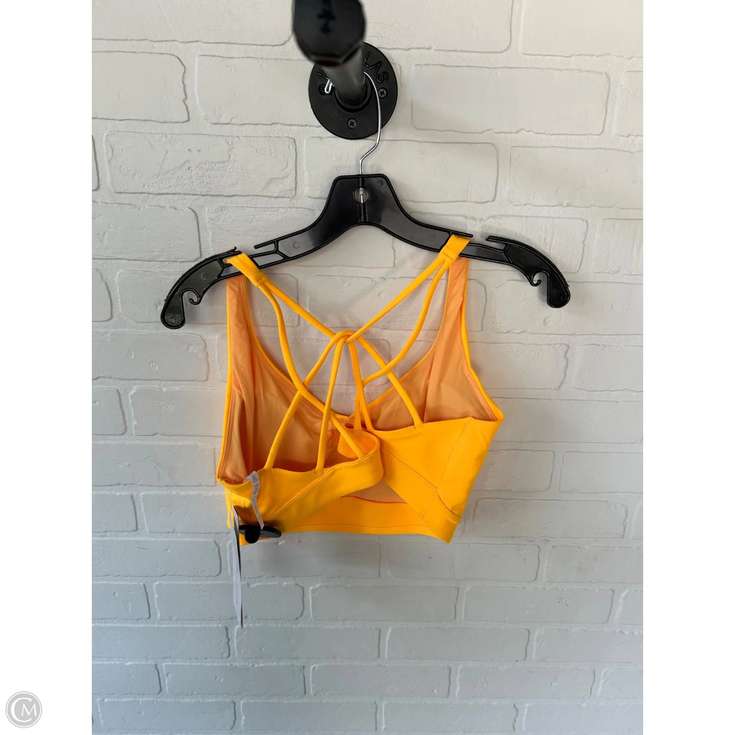 Athletic Bra By Athleta In Yellow, Size: L