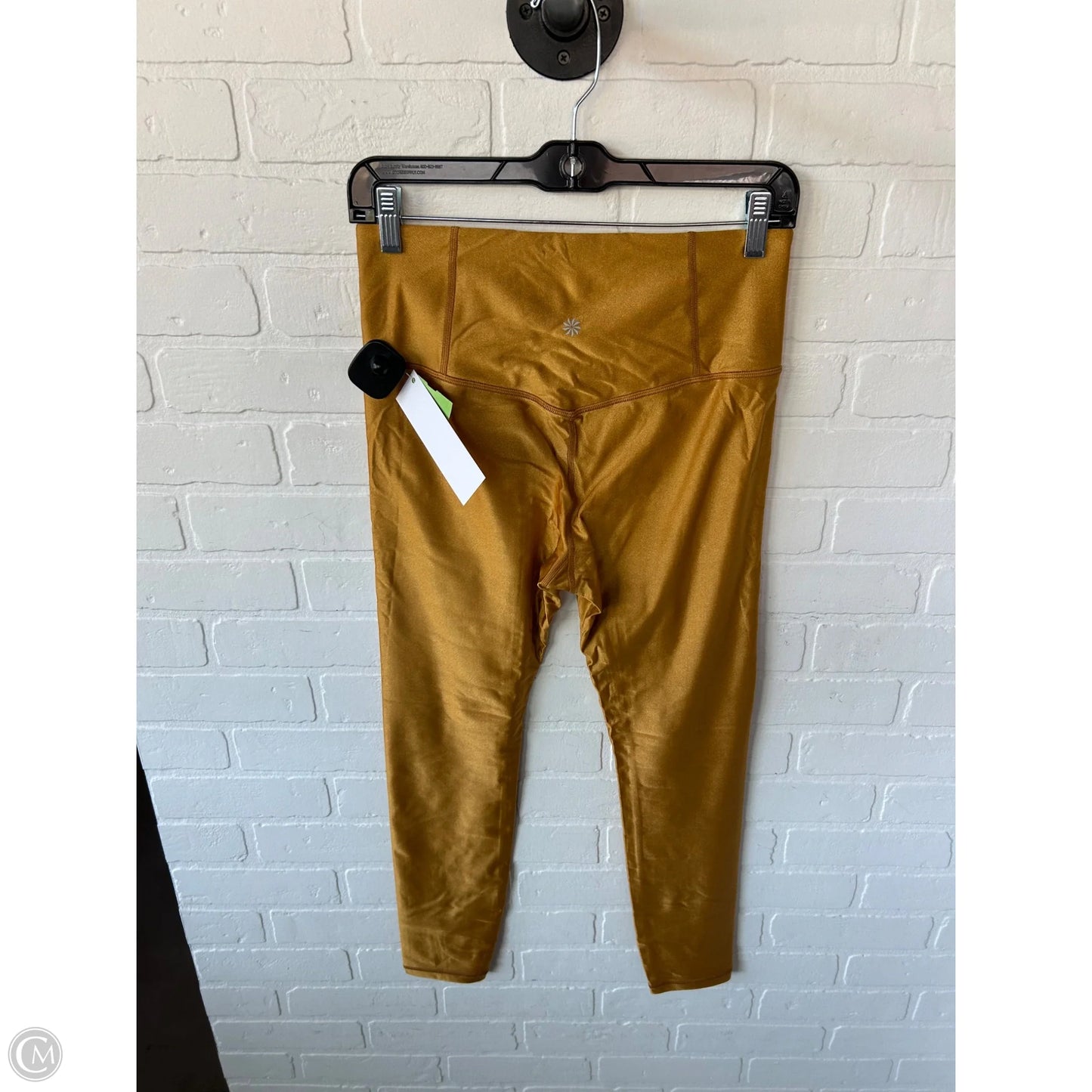 Athletic Leggings By Athleta In Gold, Size: 8