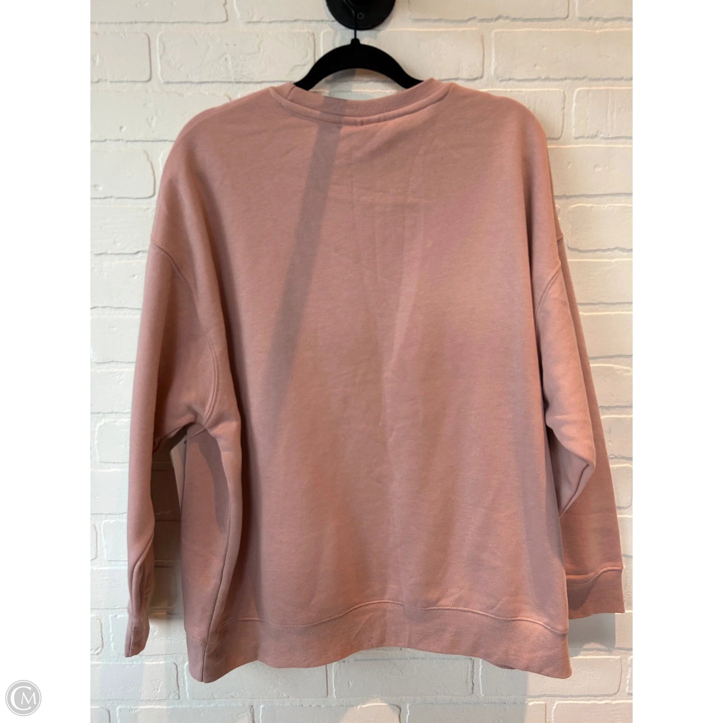 Sweatshirt Crewneck By Disney Store In Pink, Size: M