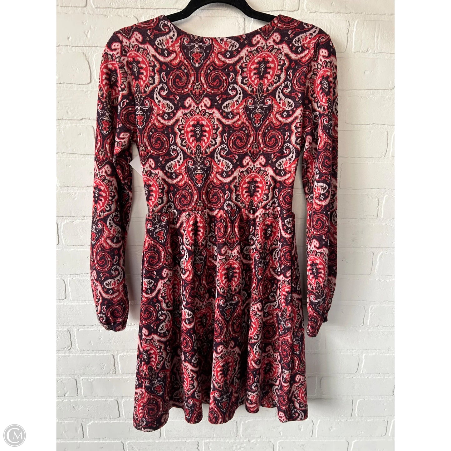 Dress Casual Short By Maeve In Purple & Red, Size: S