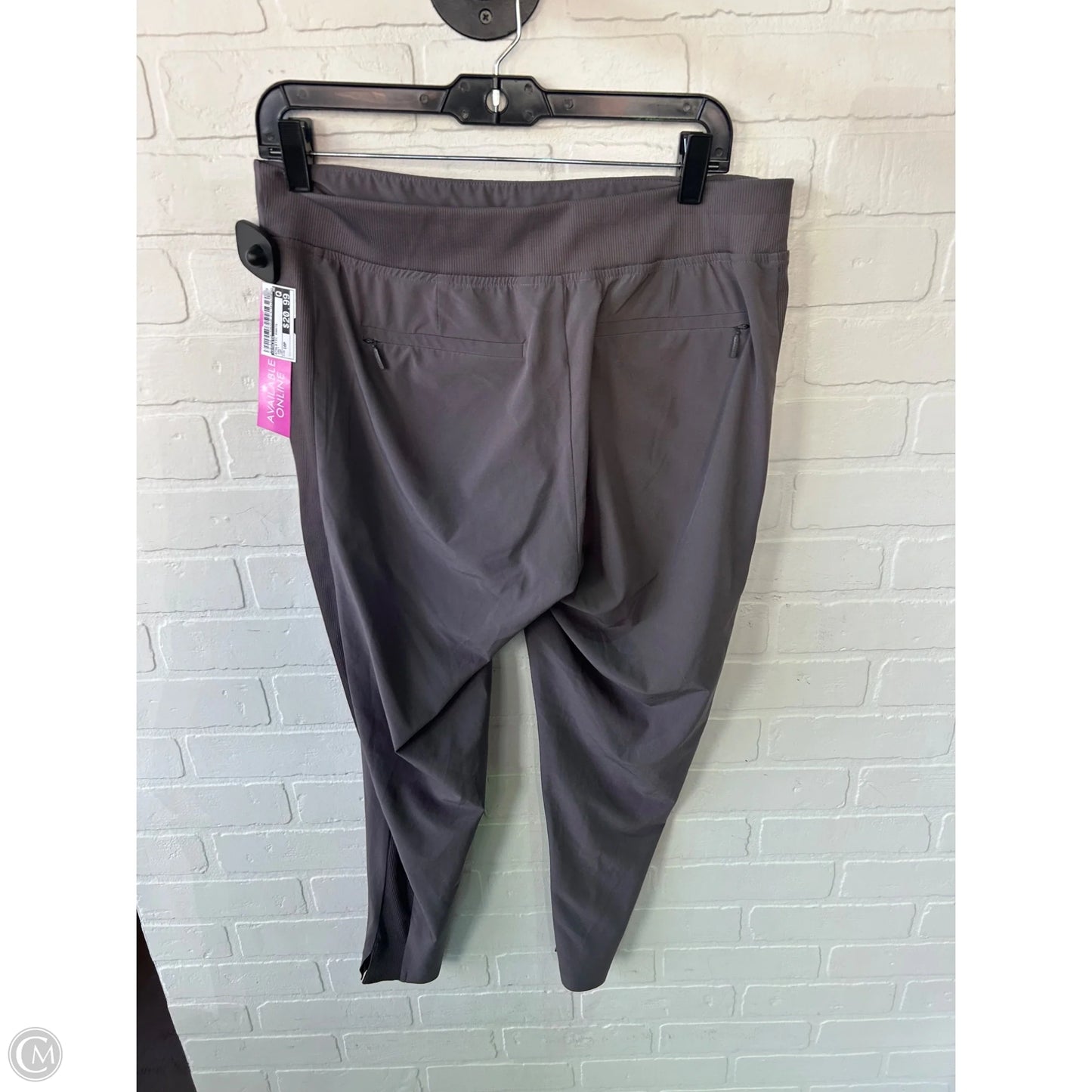 Athletic Pants By Athleta In Grey, Size: 10p