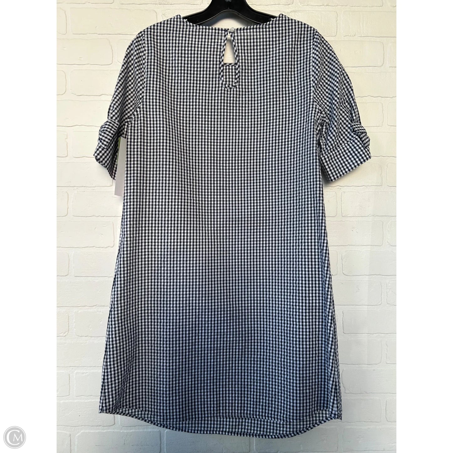 Dress Casual Short By Crown And Ivy In Blue & White, Size: S