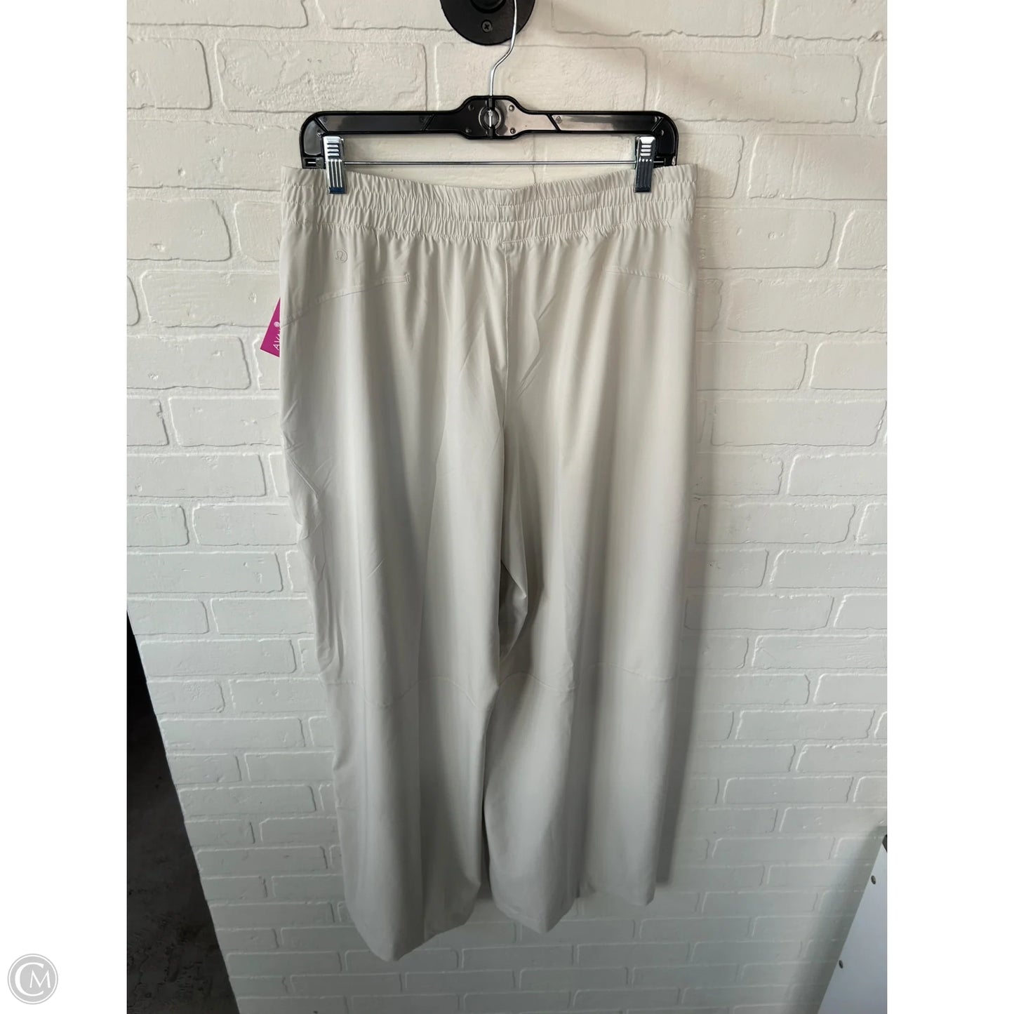 Athletic Pants By Lululemon In Cream, Size: 10