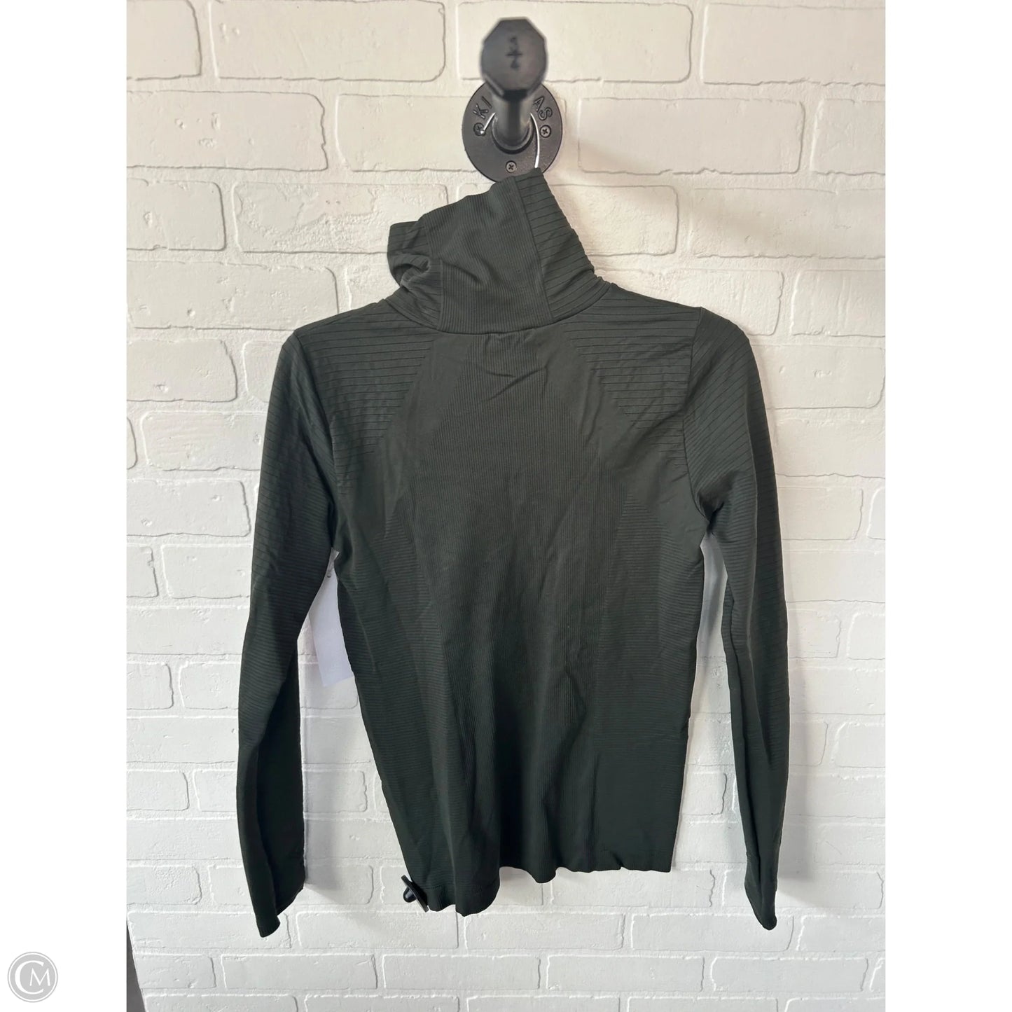 Athletic Top Long Sleeve Crewneck By Athleta In Green, Size: M