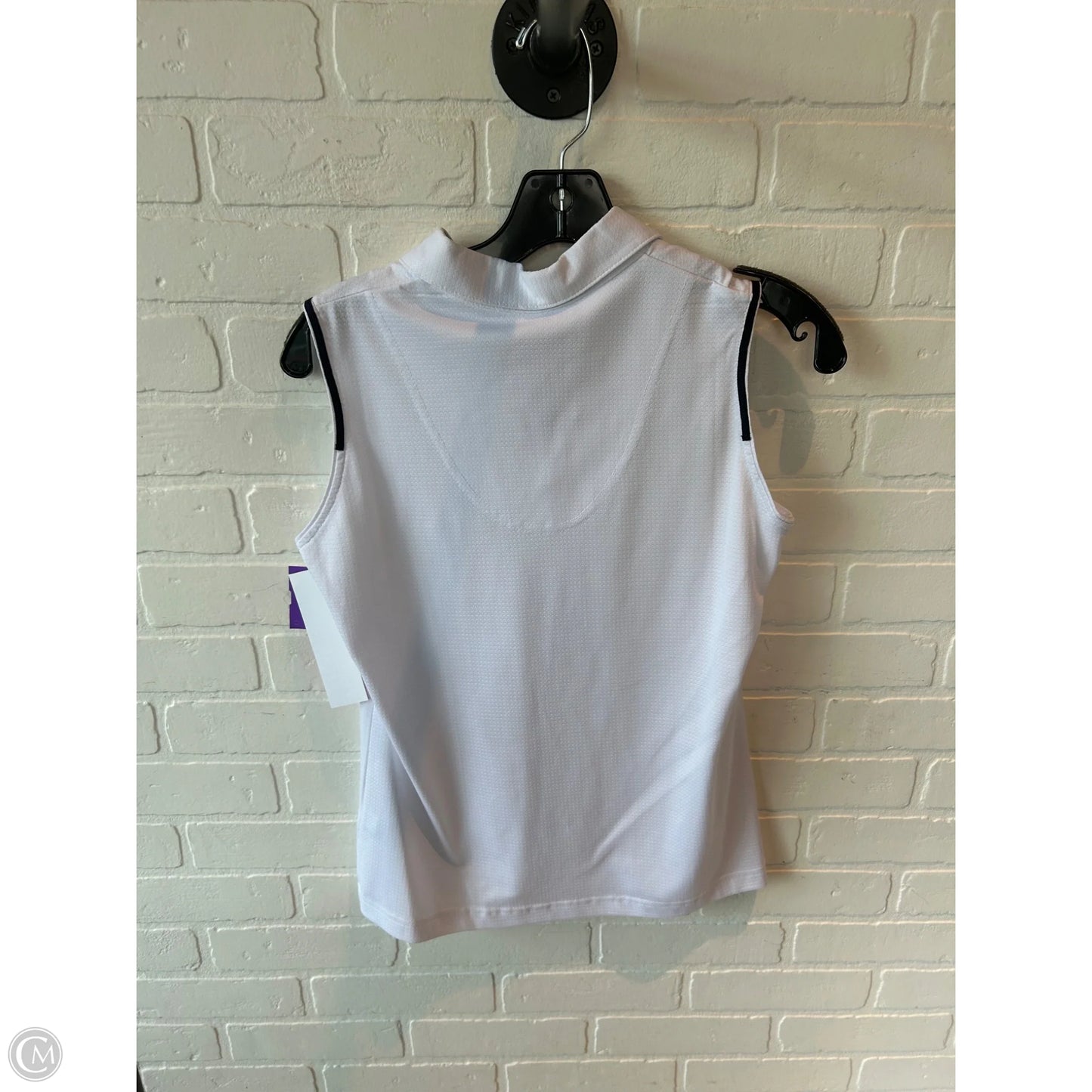 Athletic Tank Top By Clothes Mentor In White, Size: S