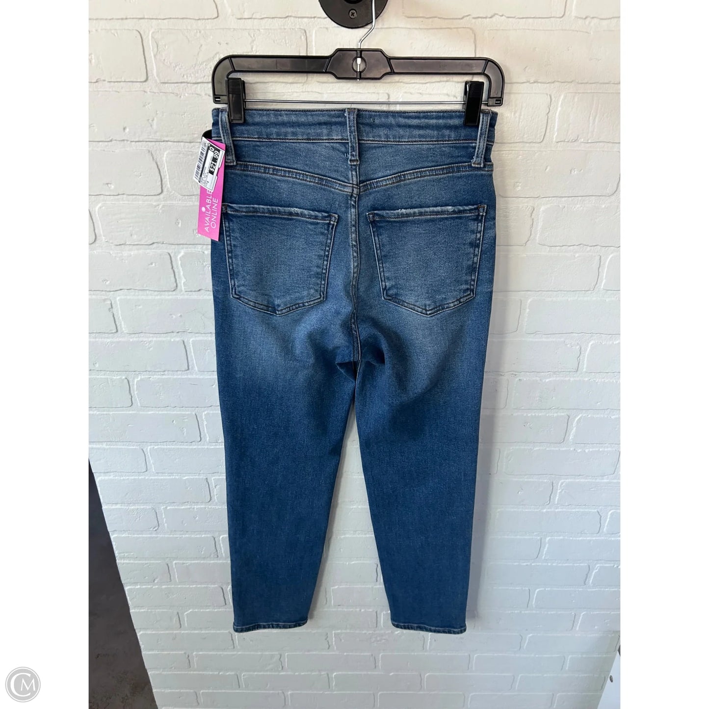 Jeans Cropped By Kut In Blue Denim, Size: 0