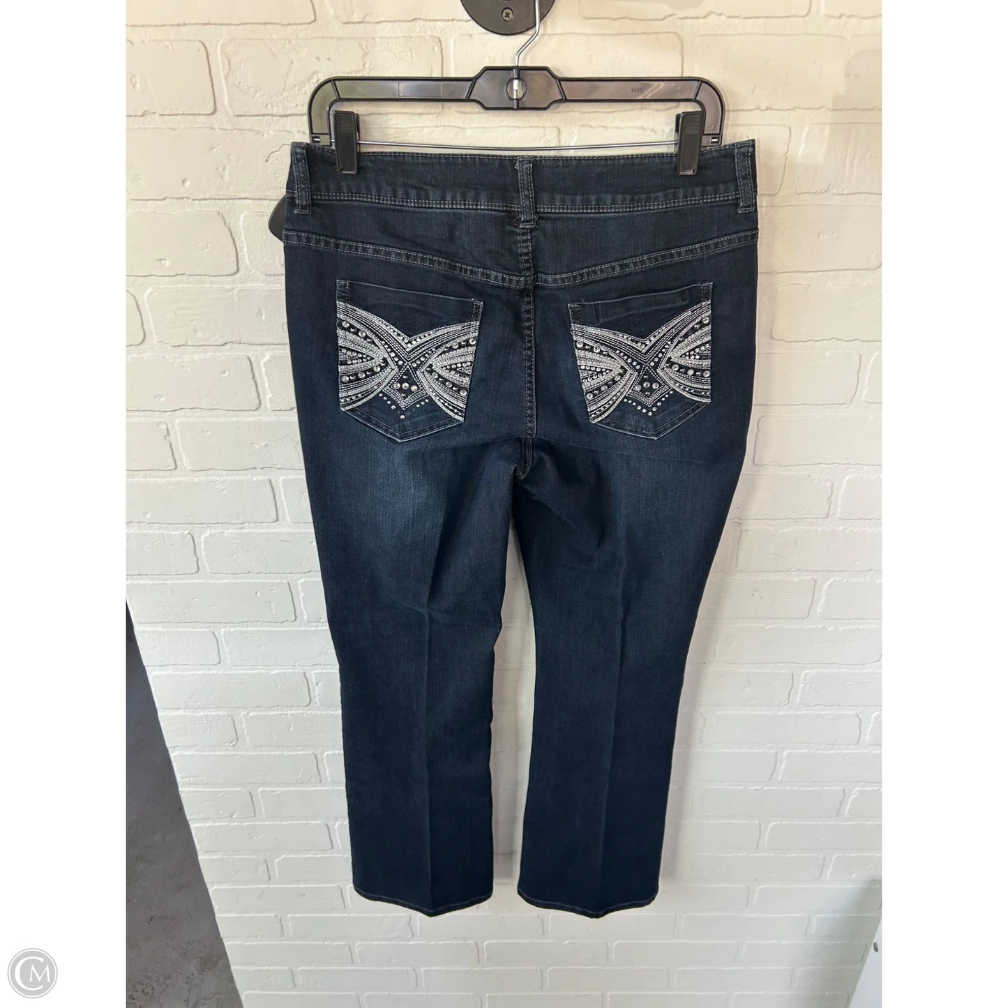 Jeans Boot Cut By Chicos In Blue Denim, Size: 6