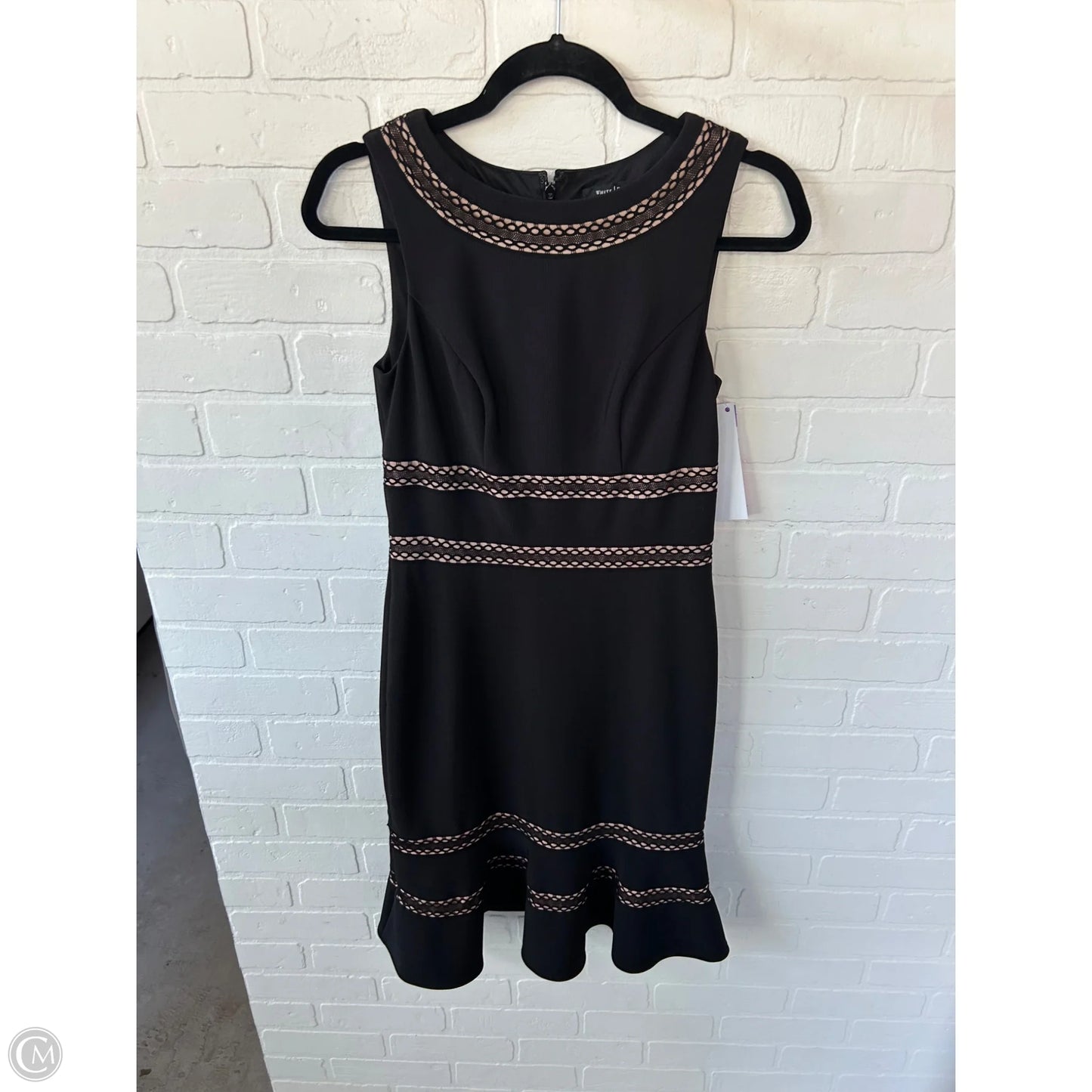 Dress Work By White House Black Market In Black & Pink, Size: Xs