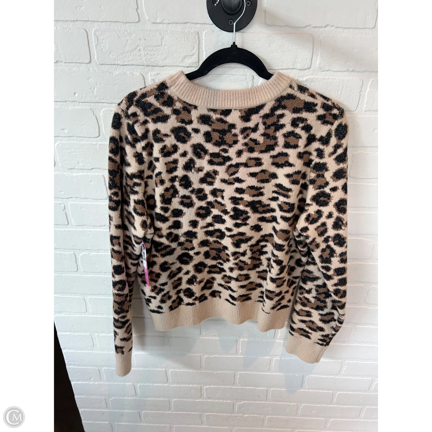Sweater By Clothes Mentor In Animal Print, Size: Xl