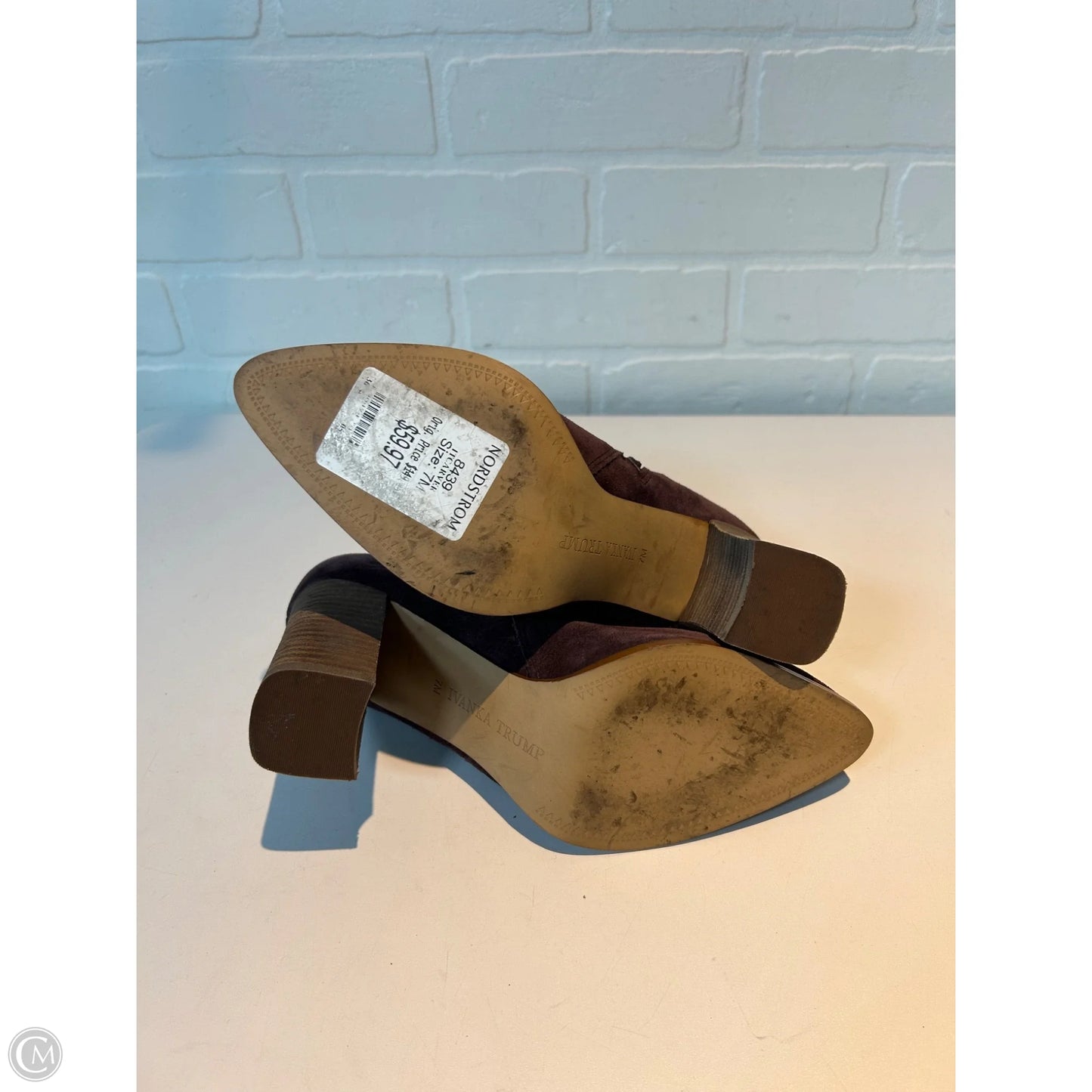 Boots Ankle Heels By Ivanka Trump In Purple, Size: 7