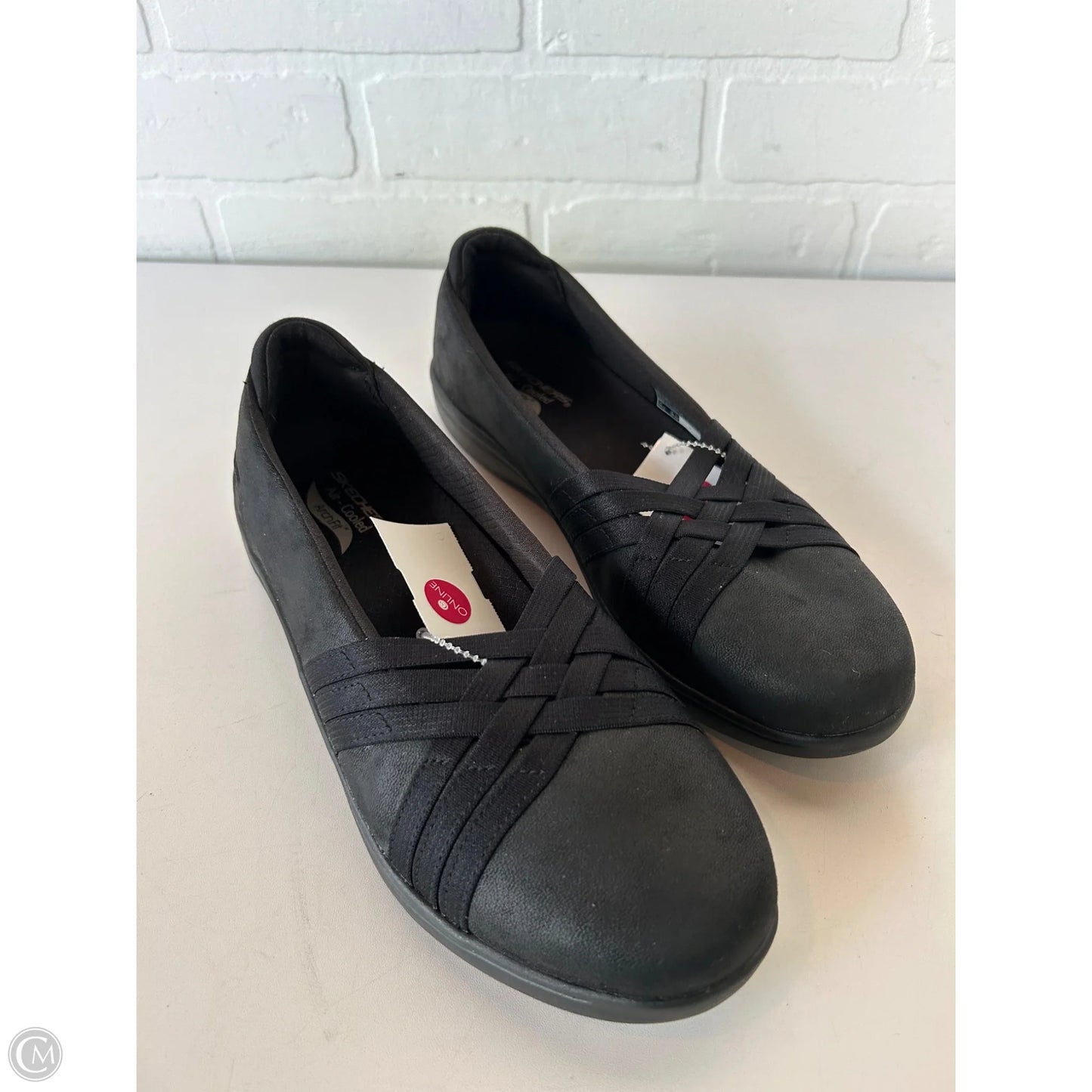 Shoes Flats By Skechers In Black, Size: 8