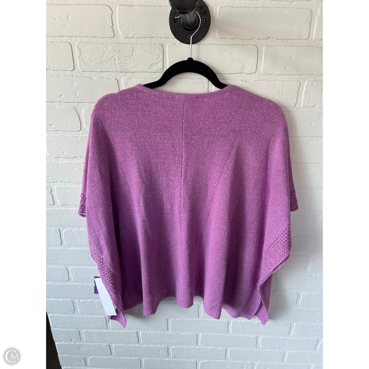 Poncho By Chicos In Purple, Size: S