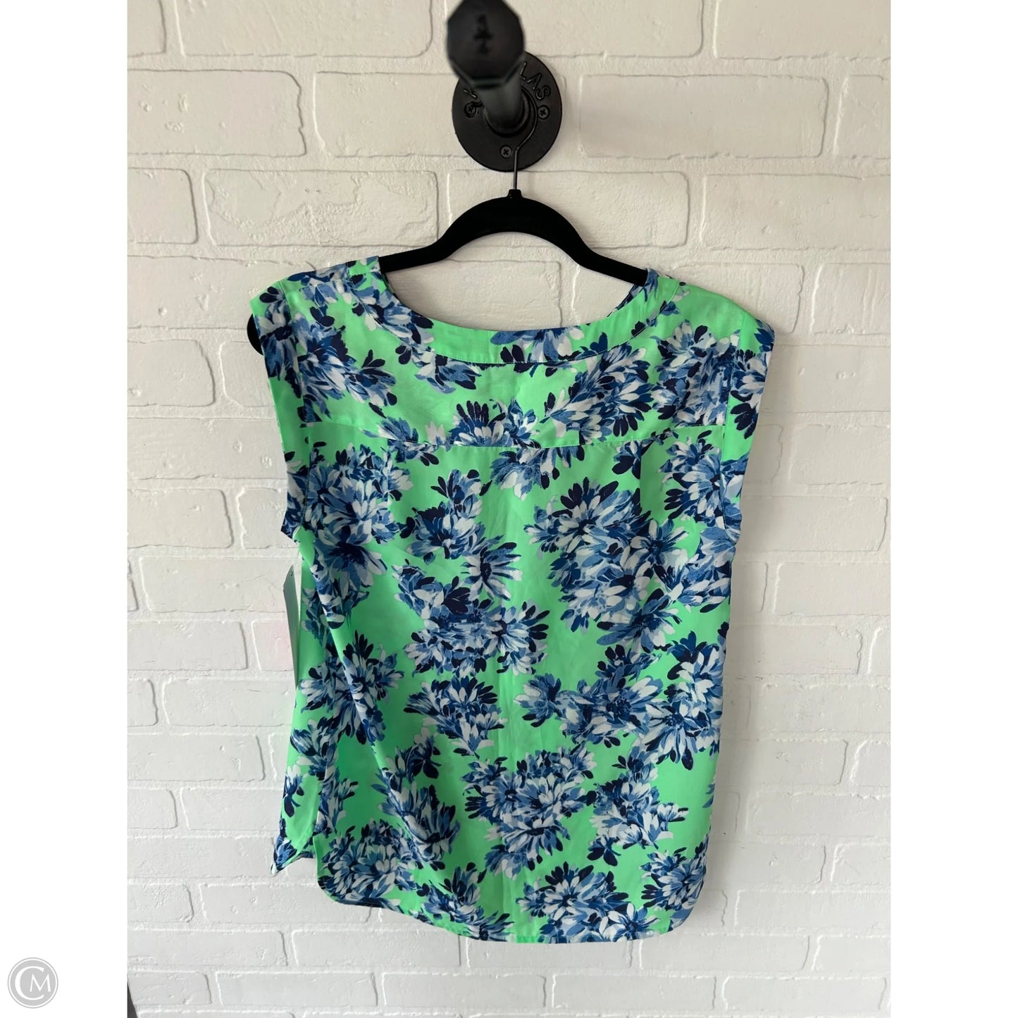 Top Sleeveless By J. Crew In Blue & Green, Size: Xs