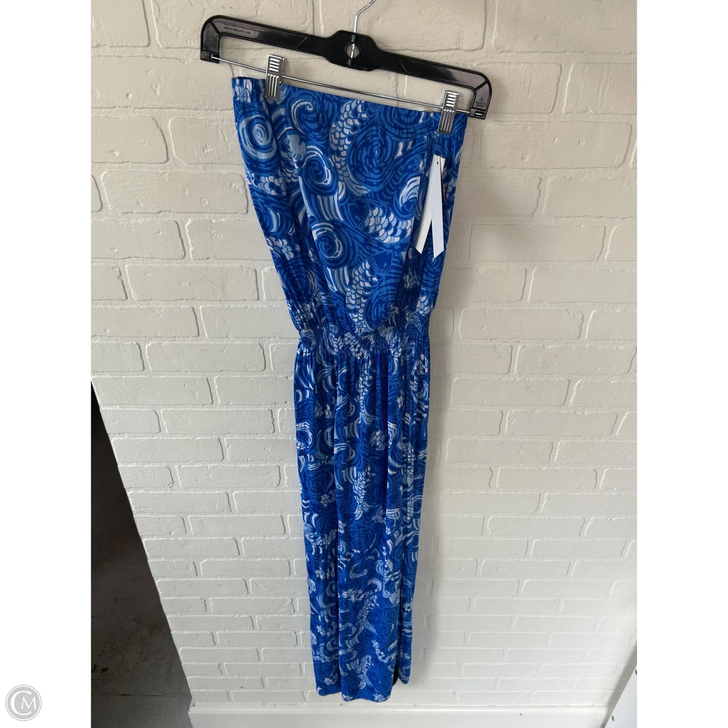 Jumpsuit Designer By Lilly Pulitzer In Blue & White, Size: Xxs