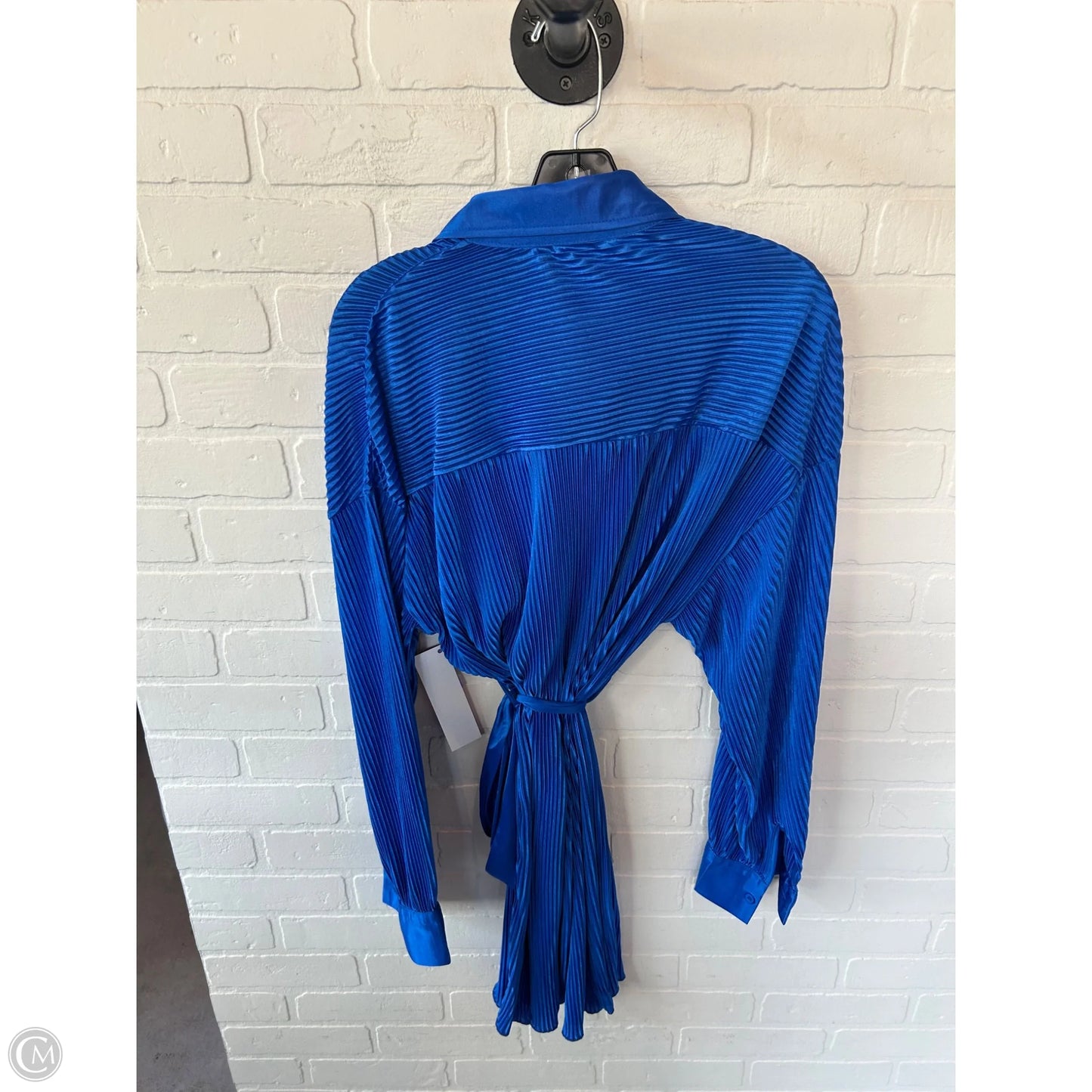 Dress Casual Short By Clothes Mentor In Blue, Size: L