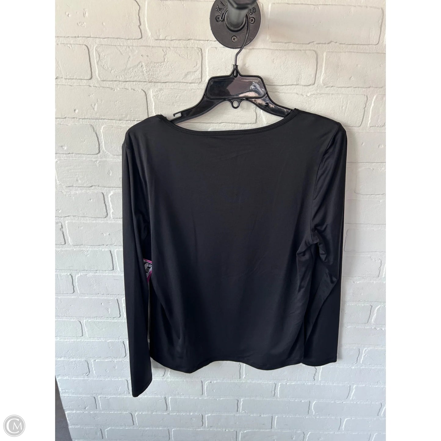 Top Long Sleeve By Tahari By Arthur Levine In Black, Size: Xl