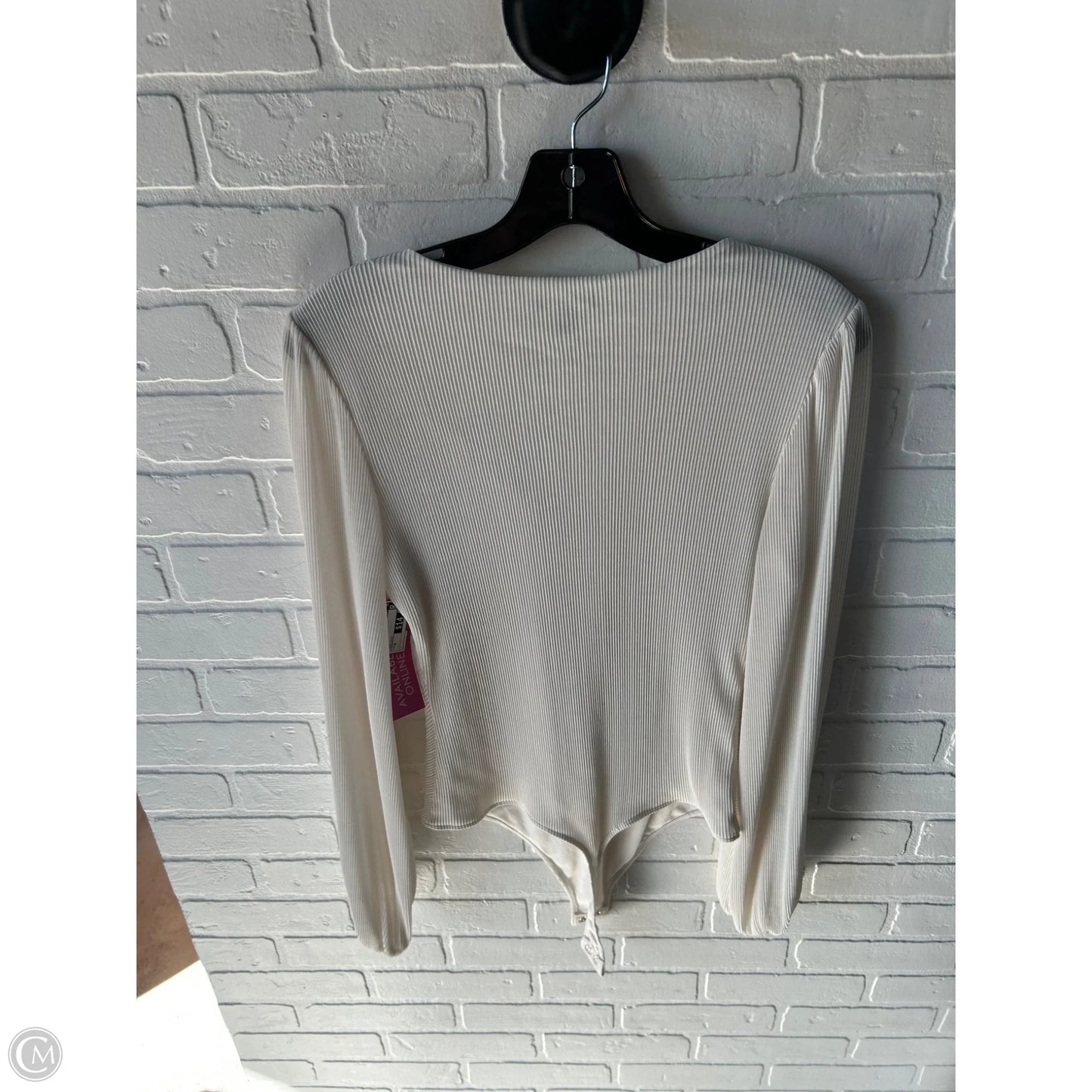 Bodysuit By Express In Cream, Size: M