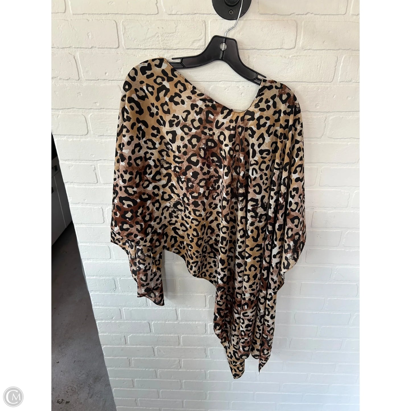 Shawl By Clothes Mentor In Animal Print, Size: Osfm