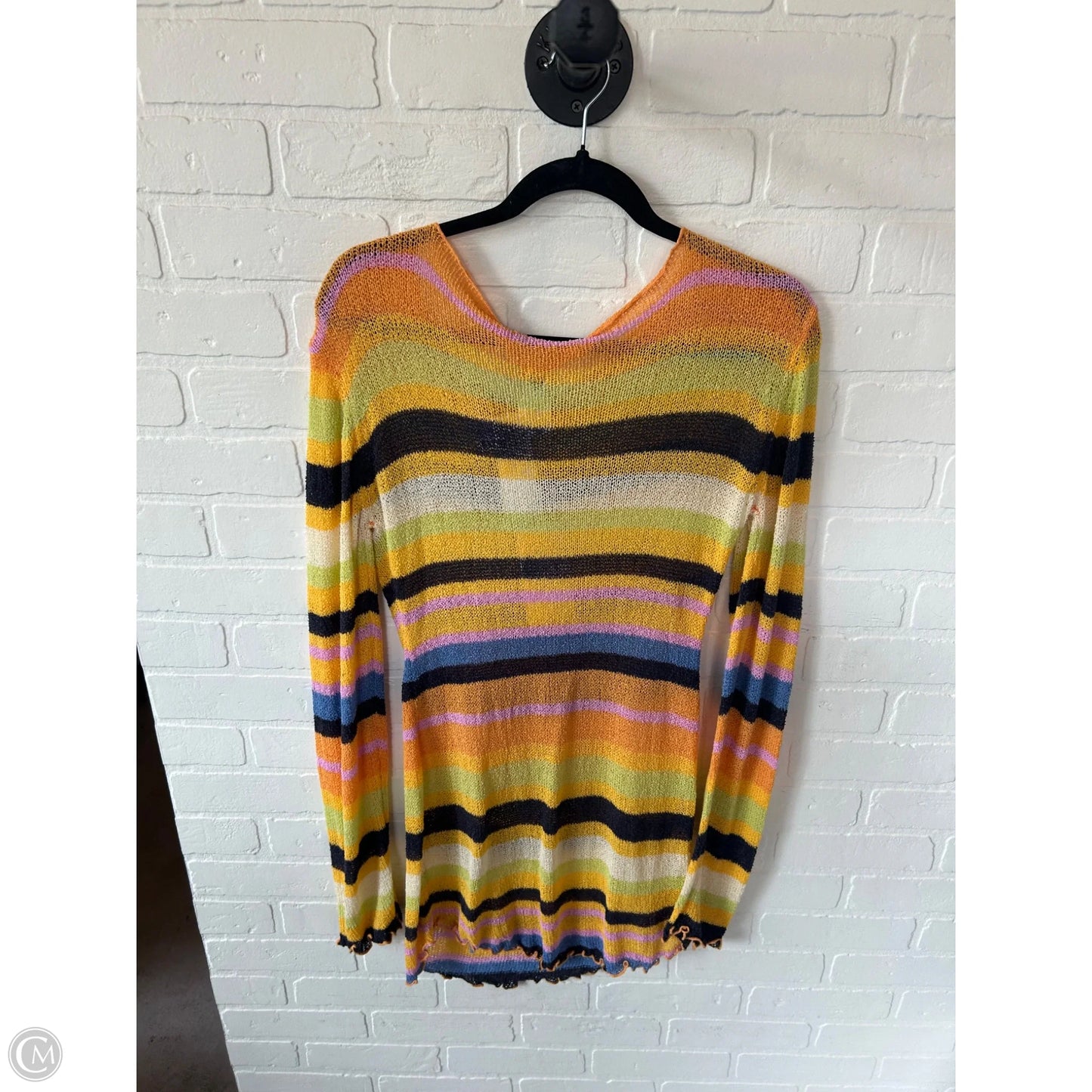 Swimwear Cover-up By Clothes Mentor In Rainbow Print, Size: M