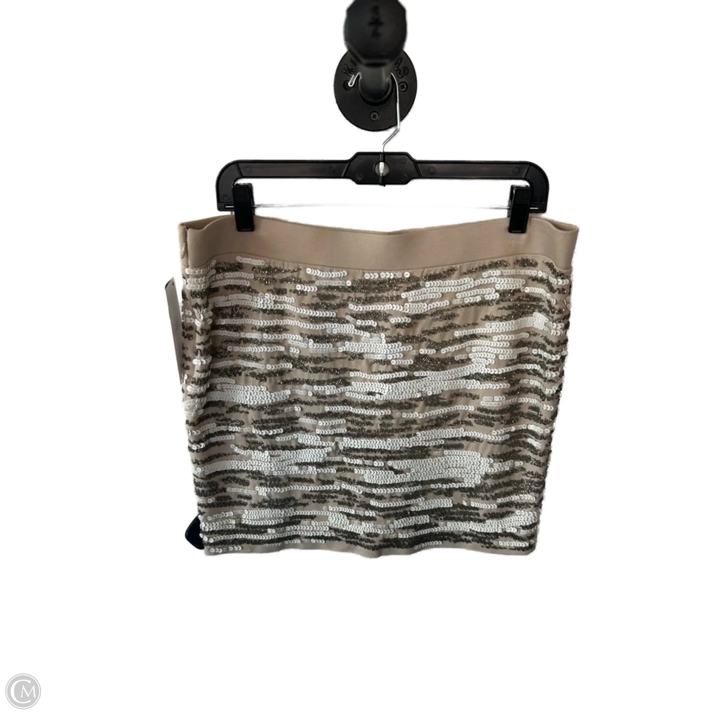 Skirt Mini & Short By Haute Hippie In Tan & White, Size: 12