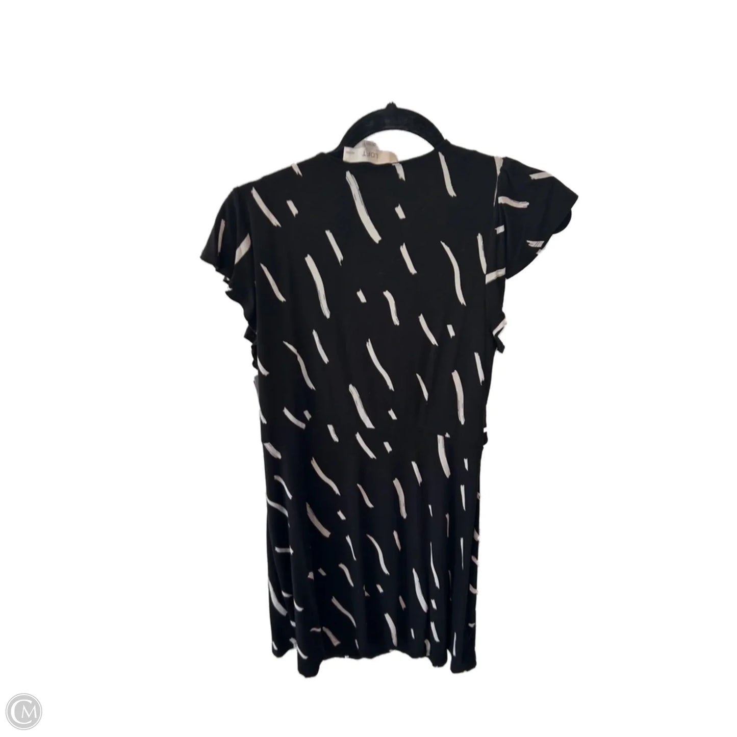 Dress Casual Short By Loft In Black & White, Size: Mp