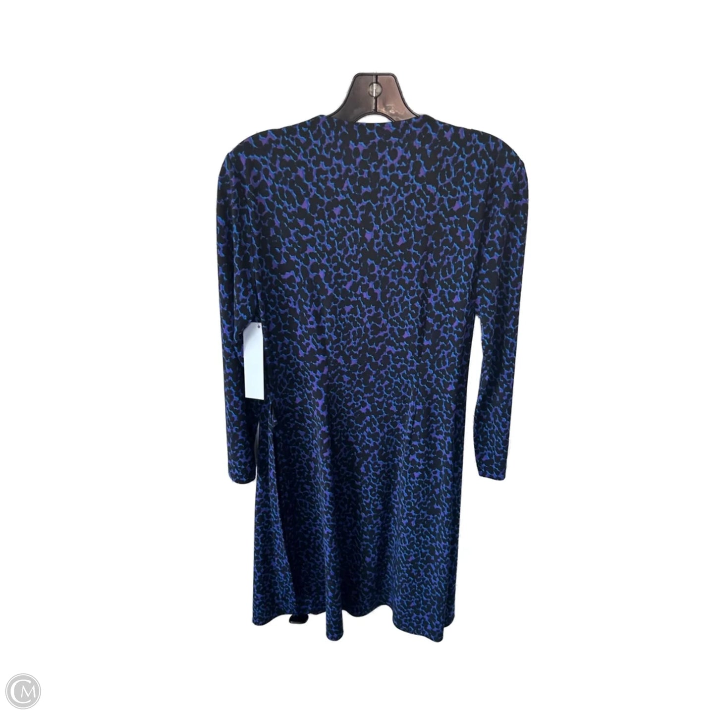 Dress Work By Bcbgmaxazria In Black & Blue, Size: M