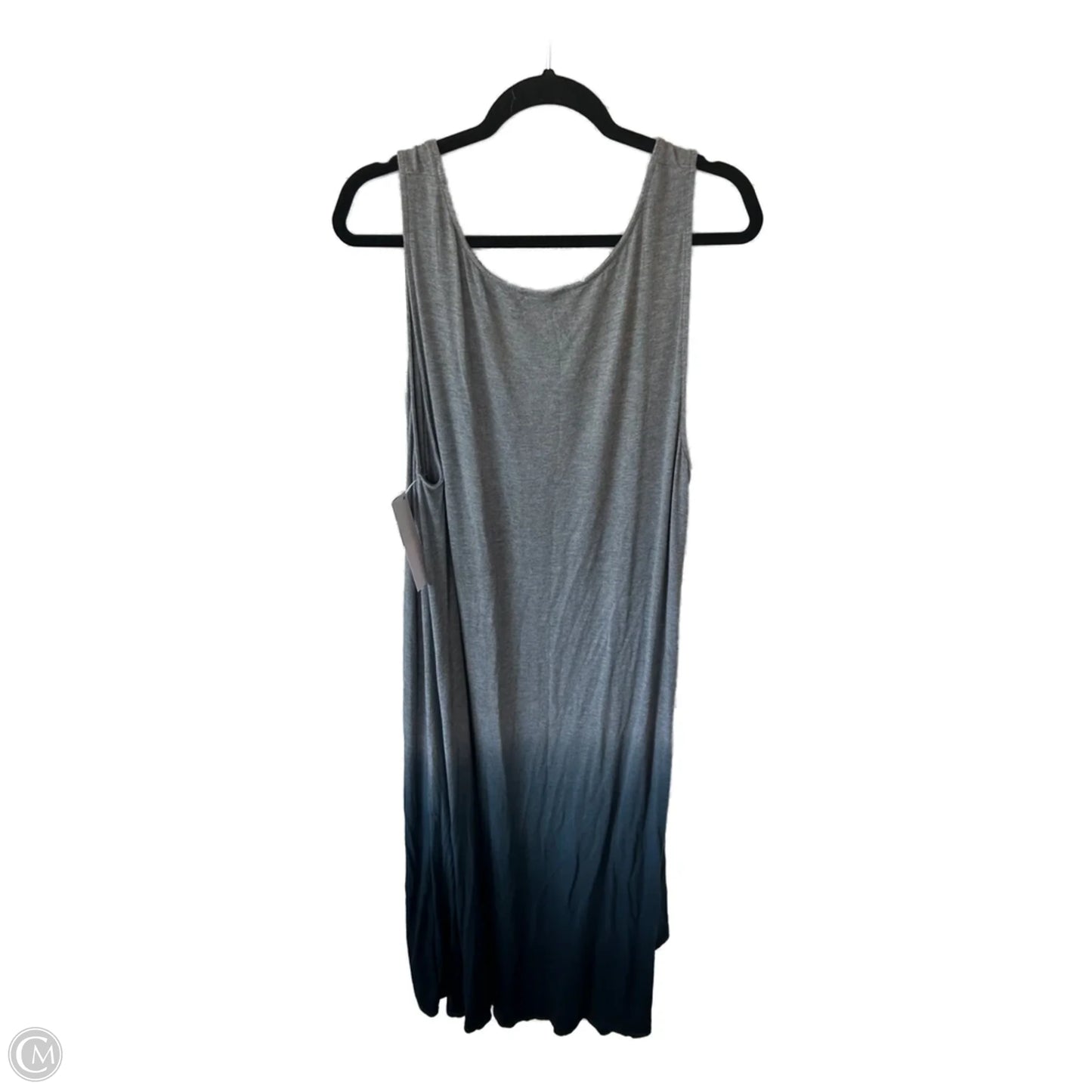 Dress Casual Midi By Torrid In Blue & Grey, Size: 4x